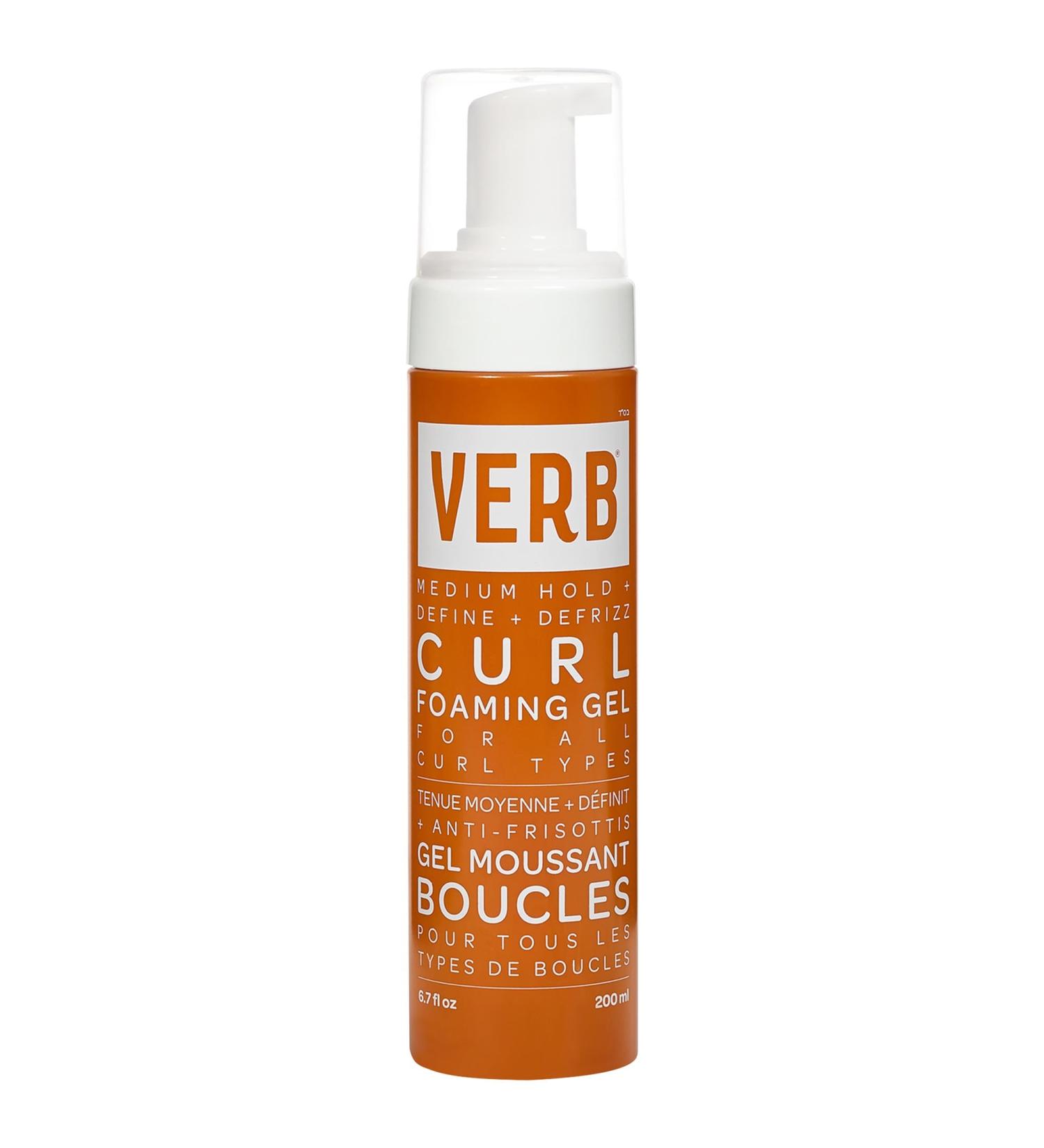 Shop Verb Curl Foaming Gel for Definition + Frizz-Fighting - 6.7 oz Online - Best Price & International Shipping - Buy Online on GoSupps.com