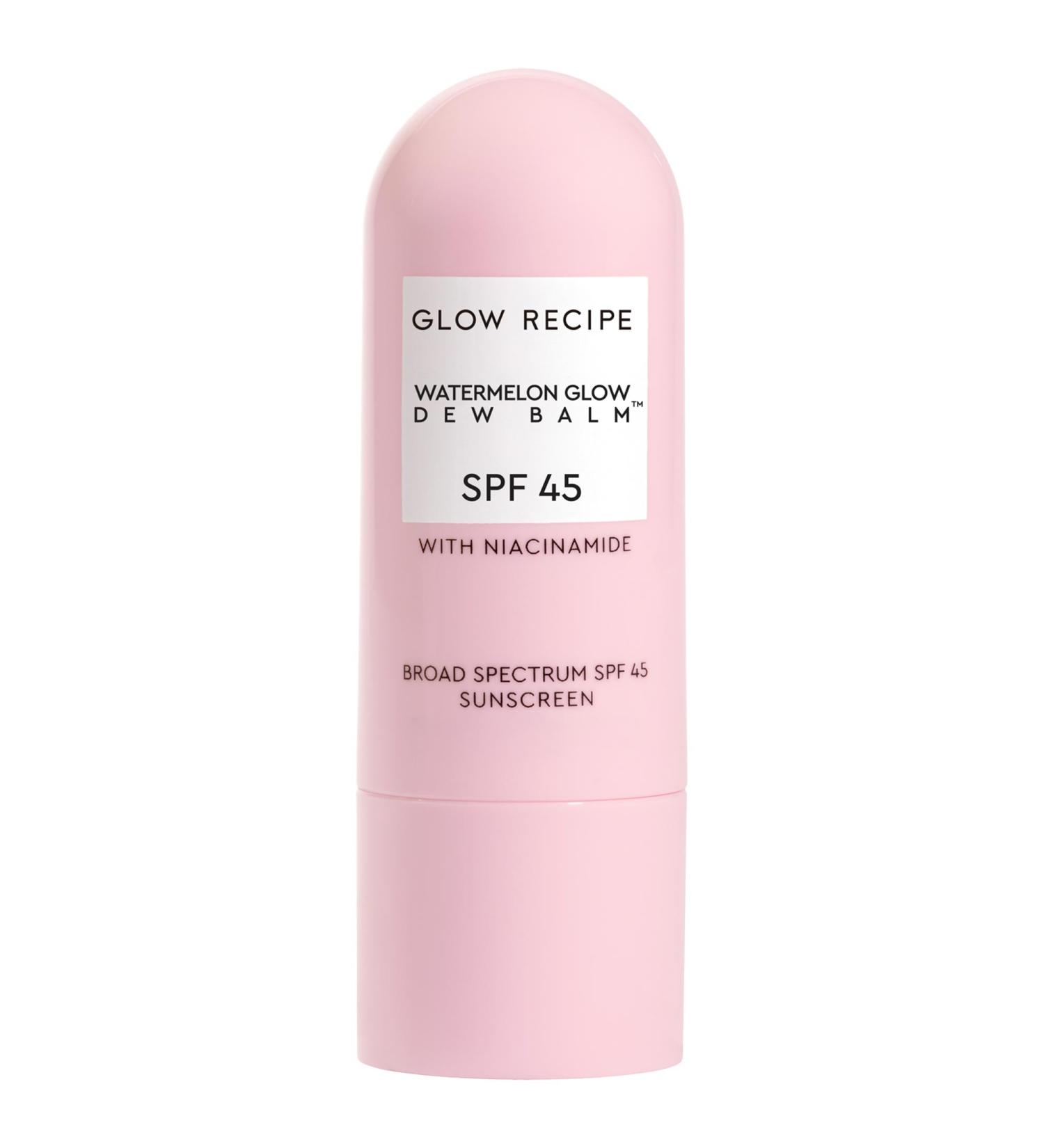 Shop Glow Recipe Watermelon Glow Niacinamide Dew Balm Face Sunscreen Stick- SPF 45 - 0.5 oz / 14 g Online - Best Price & International Shipping - Buy Online on GoSupps.com