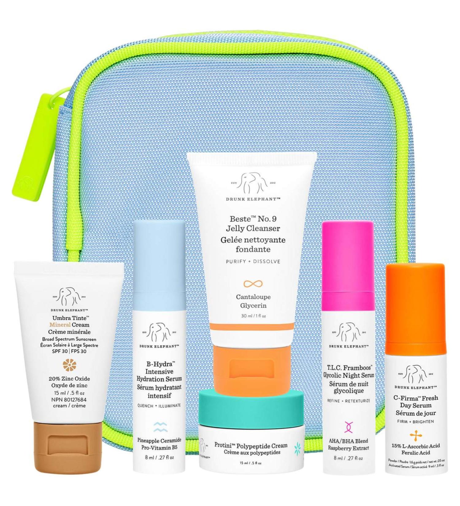 Shop Drunk Elephant The Littles Travel Skincare Set Online - Best Price & International Shipping - Buy Online on GoSupps.com