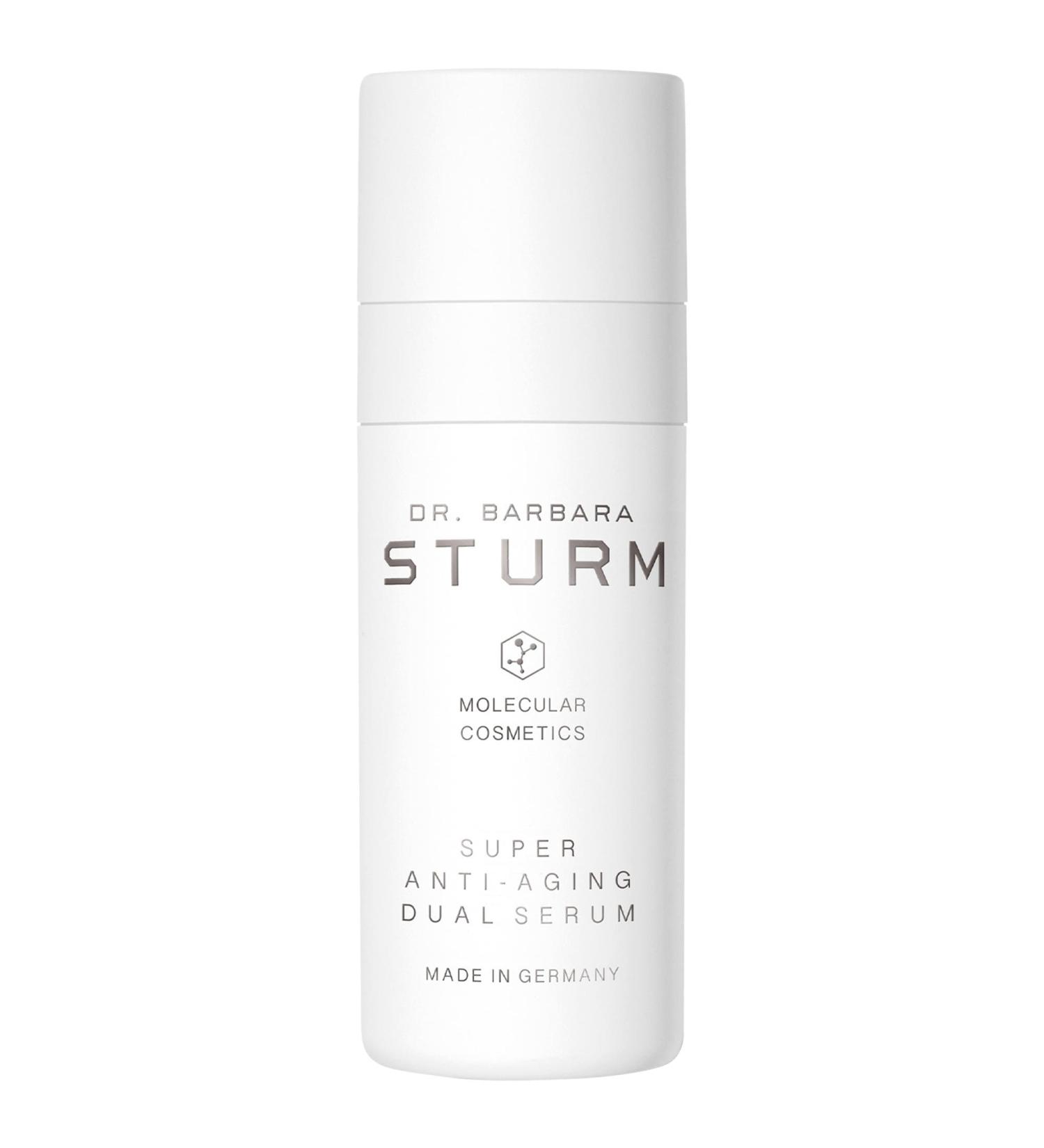 Shop Dr. Barbara Sturm Super Anti-Aging Dual Serum with Triple Hyaluronic Acid Glutathione Skullcap + Ceramide-Peptide Complex - 1.69 oz / 50 ml Online - Best Price & International Shipping - Buy Online on GoSupps.com