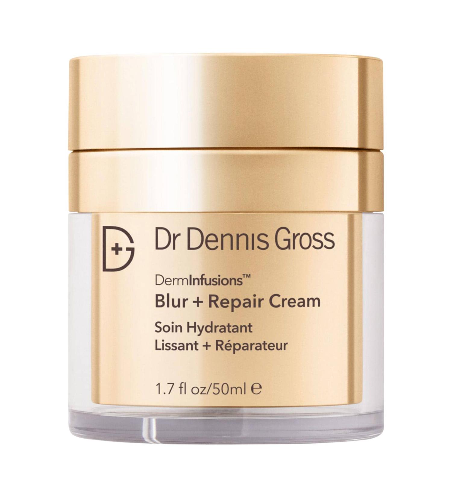 Shop Dr. Dennis Gross Skincare DermInfusions Blur + Repair Cream with Hyaluronic Acid and Peptides - 1.7 oz / 50 ml Online - Best Price & International Shipping - Buy Online on GoSupps.com
