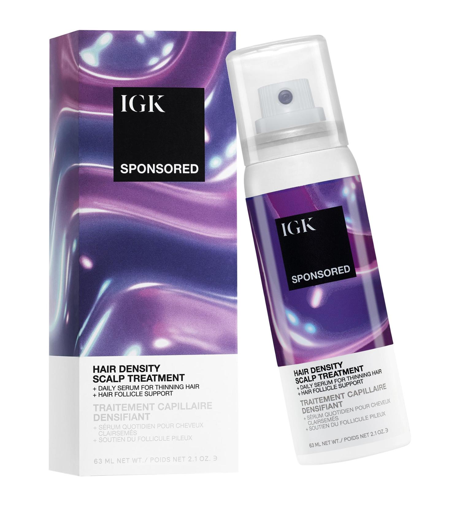 Shop IGK Sponsored Hair Density Scalp Treatment for Thinning Hair - 2.1 oz / 63 ml Online - Best Price & International Shipping - Buy Online on GoSupps.com