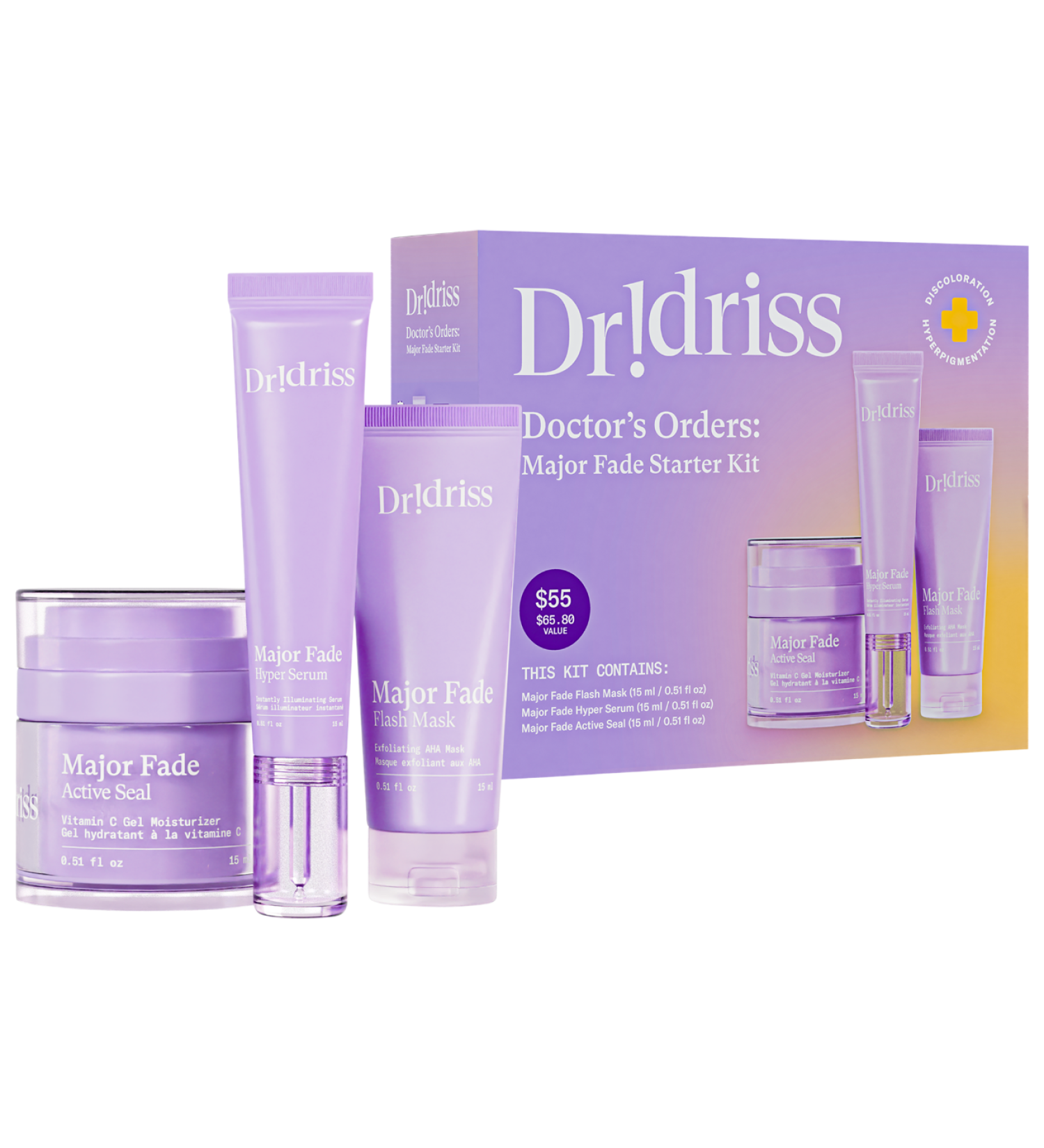 Shop Dr. Idriss Major Fade Dark Spot Starter Kit						 Online - Best Price & International Shipping - Buy Online on GoSupps.com