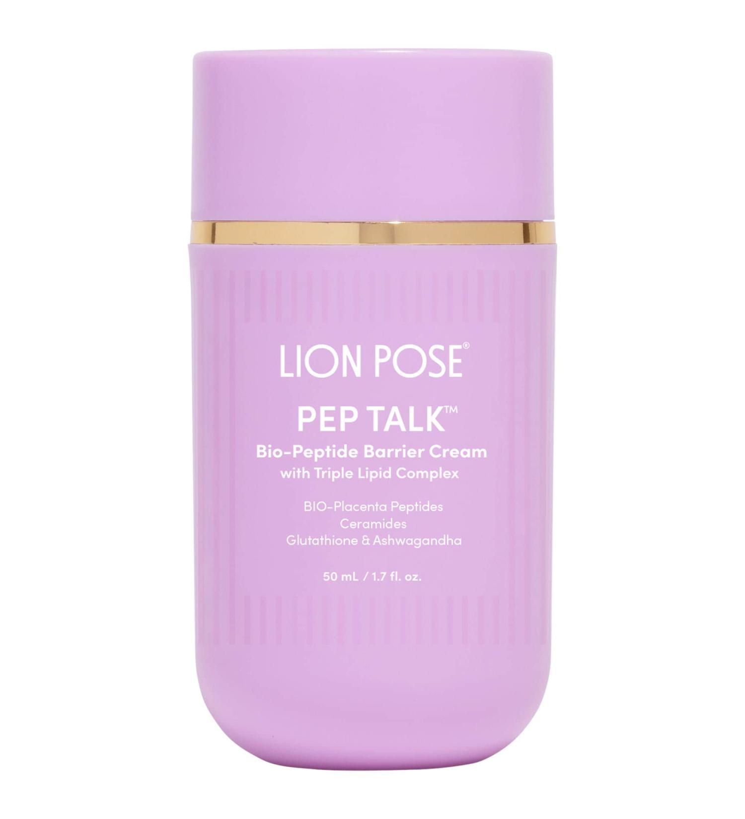 Shop Lion Pose Pep Talk Barrier Repair Cream with Peptides + Ceramides + Triple Lipid Complex - 1.7 oz / 50 ml Online - Best Price & International Shipping - Buy Online on GoSupps.com