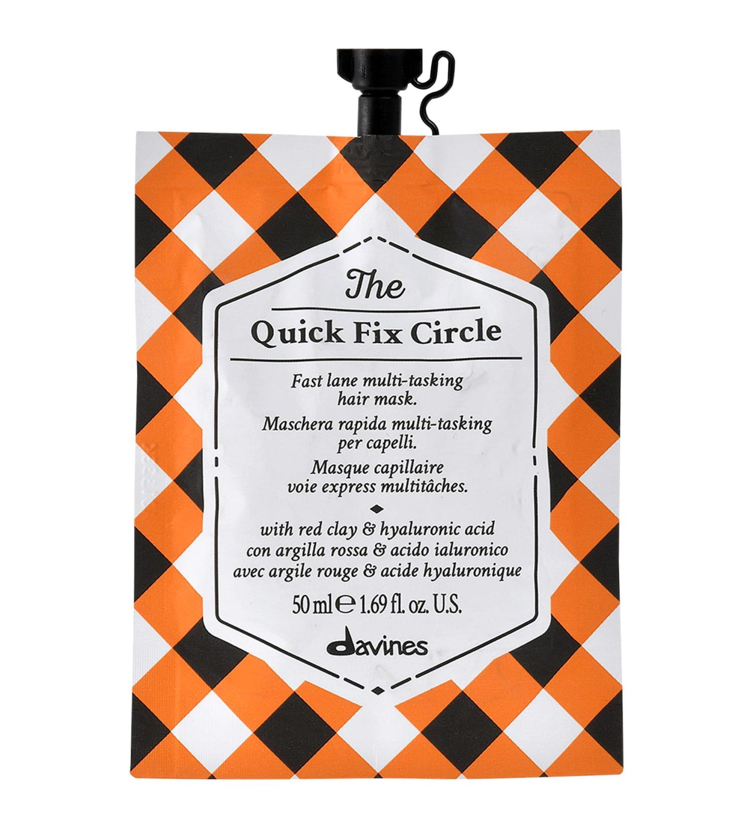 Davines The Quick Fix Circle Hair Mask for Deep Conditioning - 1.69 oz/ 50 ml