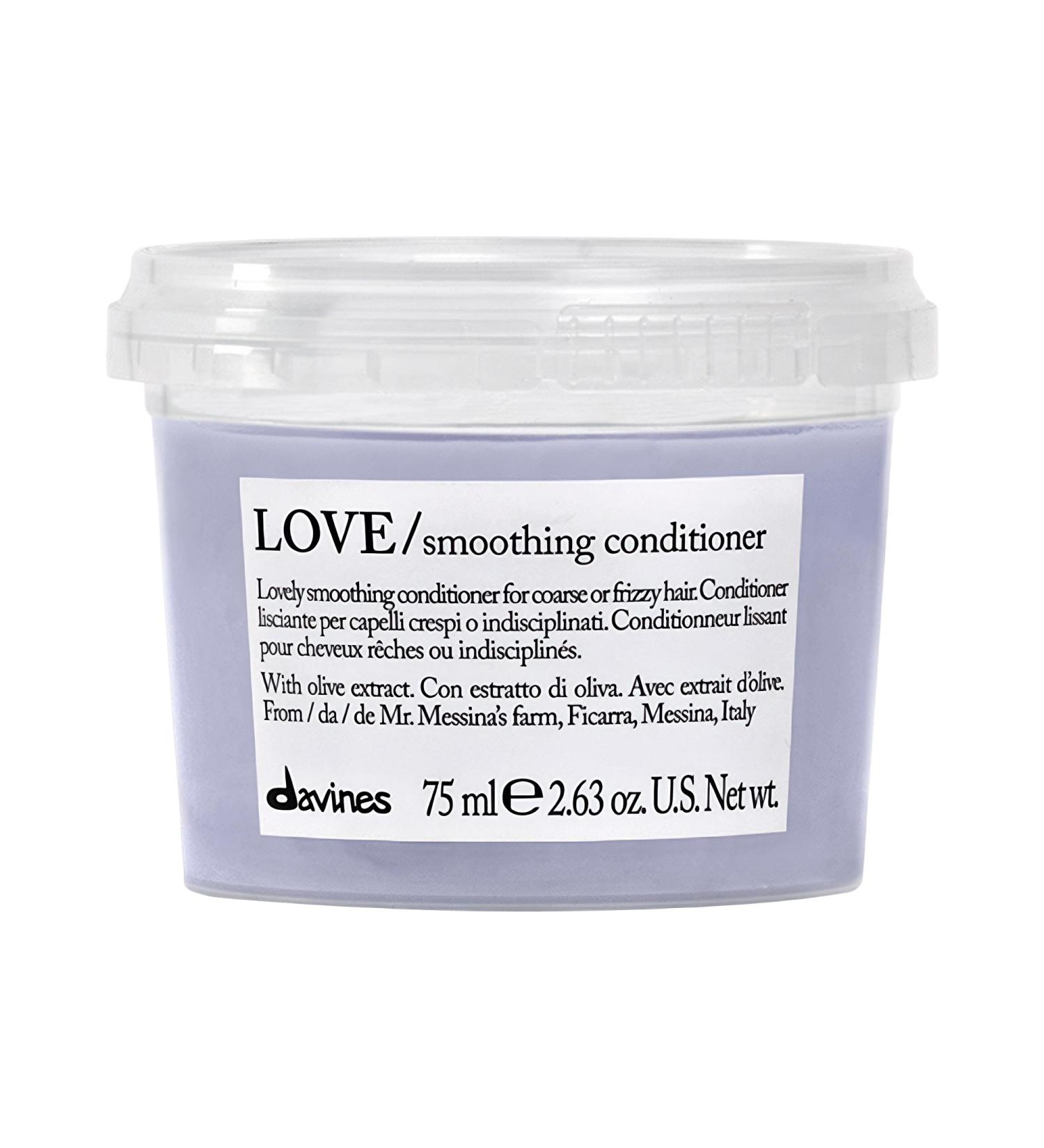 Shop Davines Mini LOVE Smoothing Conditioner for Frizzy Hair - 2.63 oz/ 75 ml Online - Best Price & International Shipping - Buy Online on GoSupps.com