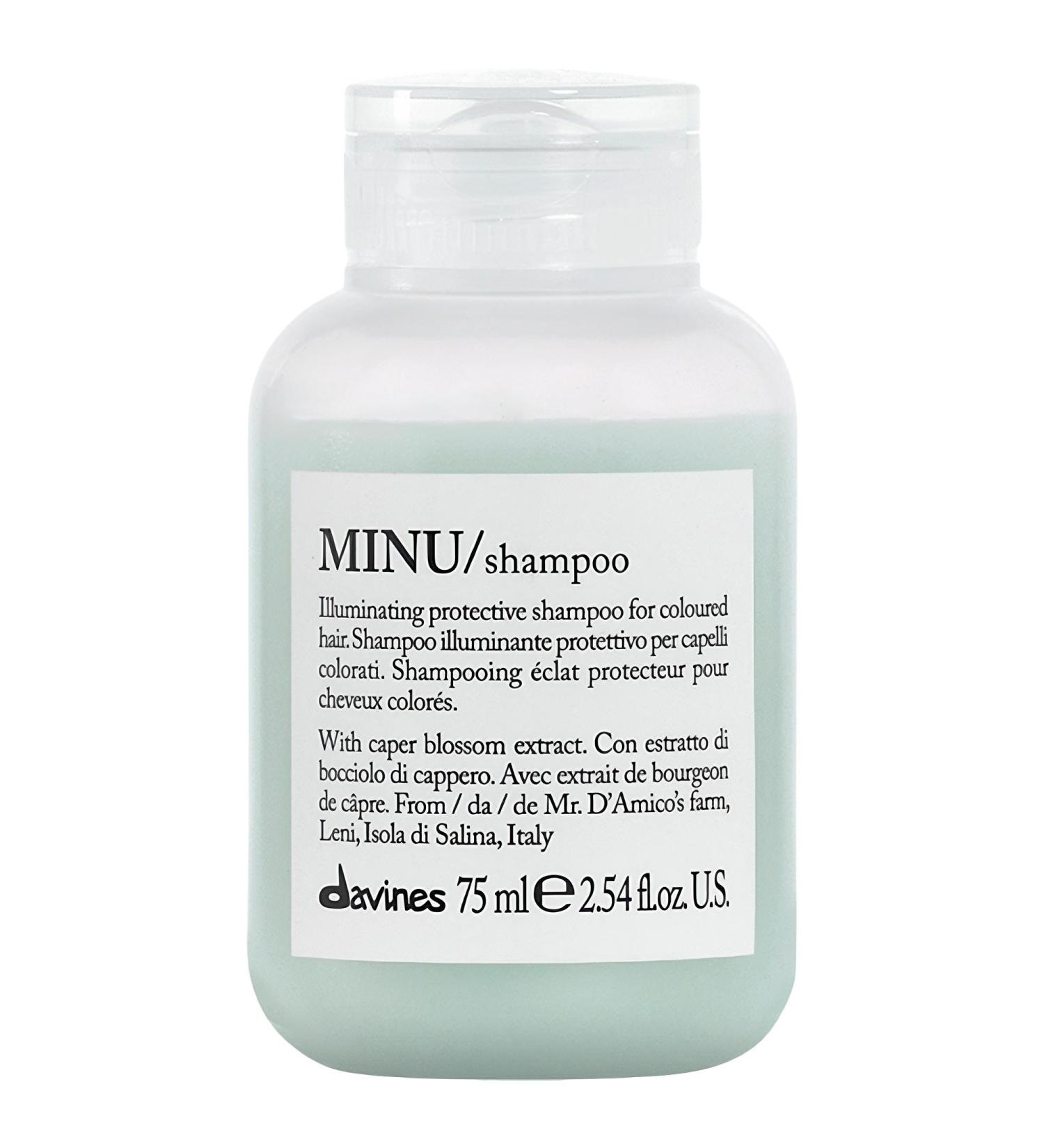 Shop Davines Mini MINU Shampoo for Colored Hair - 2.54 oz/ 75 ml Online - Best Price & International Shipping - Buy Online on GoSupps.com