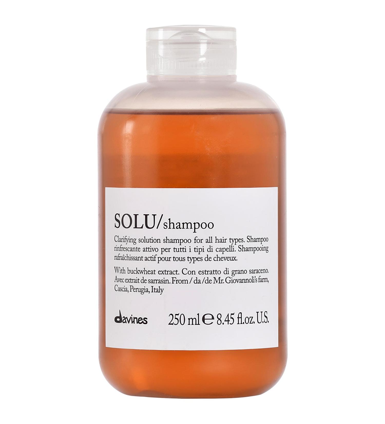 Shop Davines SOLU Clarifying Shampoo - 8.45 oz/ 250 ml Online - Best Price & International Shipping - Buy Online on GoSupps.com