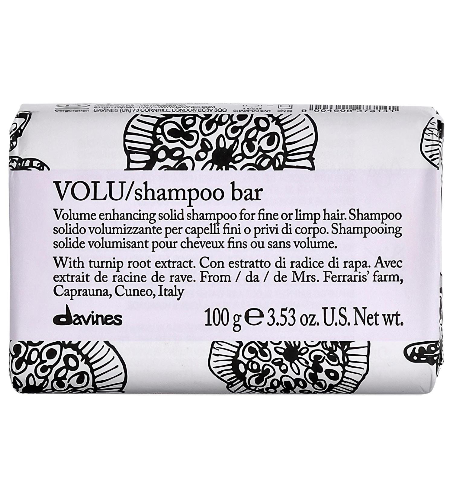 Shop Davines VOLU Volumizing Shampoo Bar for Fine Hair - 3.53 oz/ 100 g Online - Best Price & International Shipping - Buy Online on GoSupps.com