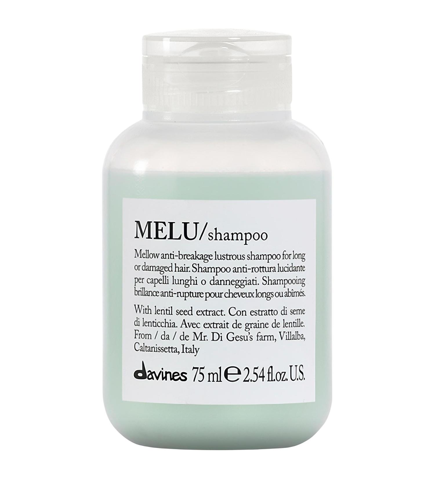 Shop Davines Mini MELU Anti-Breakage Shampoo for Long Hair - 2.54 oz/ 75 ml Online - Best Price & International Shipping - Buy Online on GoSupps.com