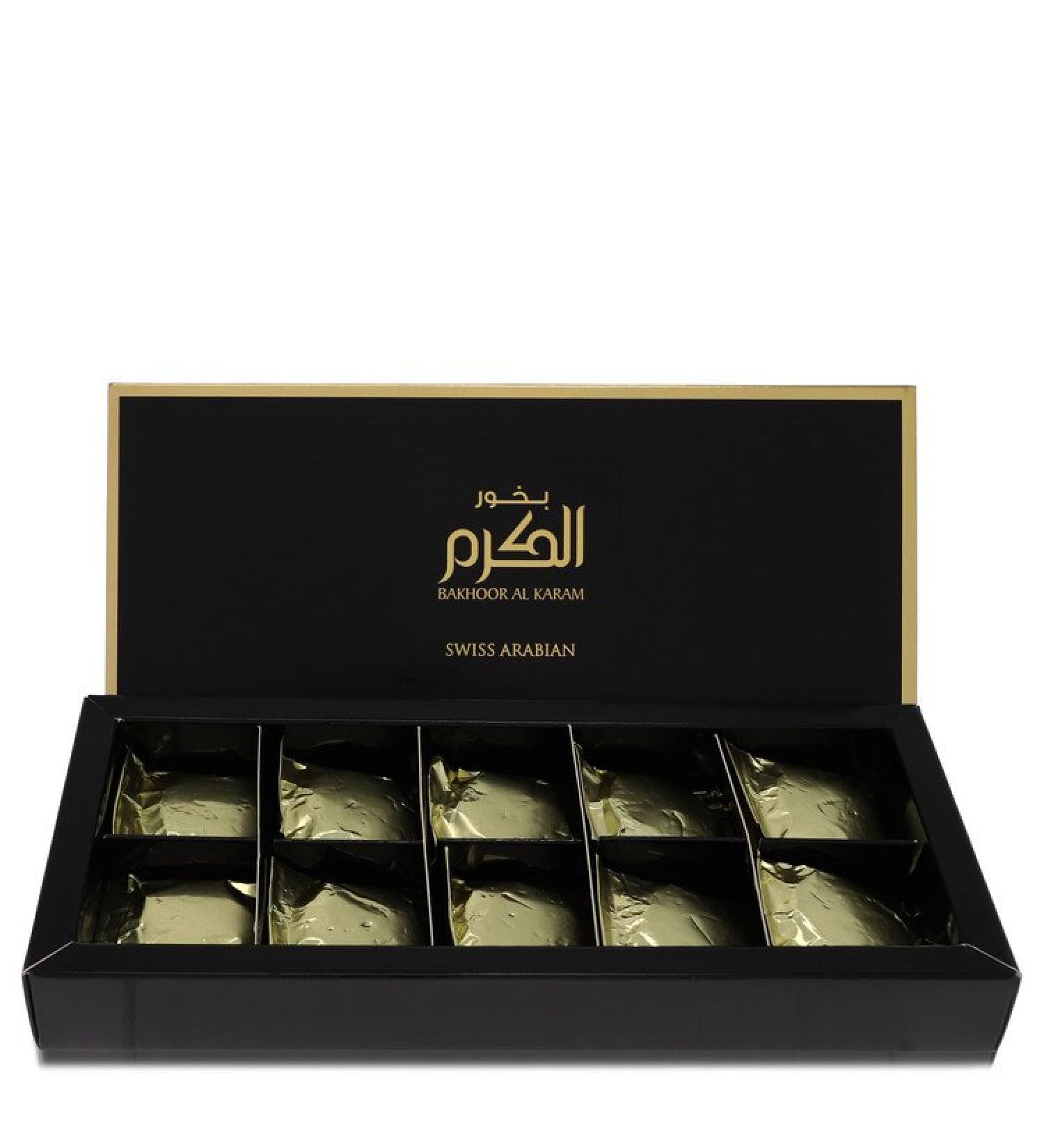 Swiss Arabian Bakhoor Al Karam by Swiss Arabian Bakhoor Incense (Unisex) 55 grams for Men