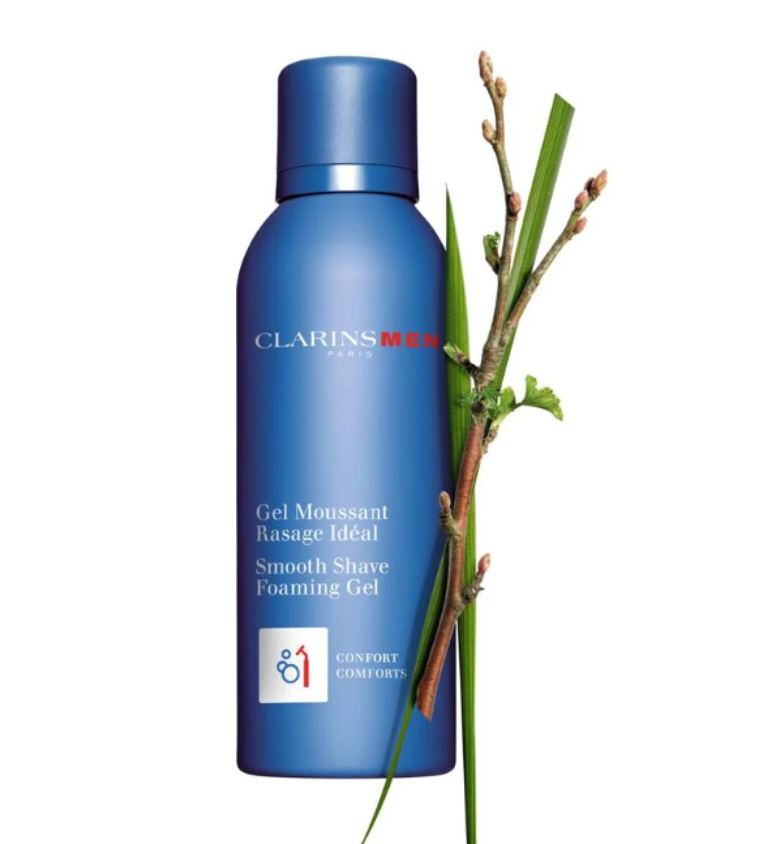 ClarinsMen Smooth Shave - Rich, Creamy Foaming Gel for Ultra Close Shave - Buy Online on GoSupps.com