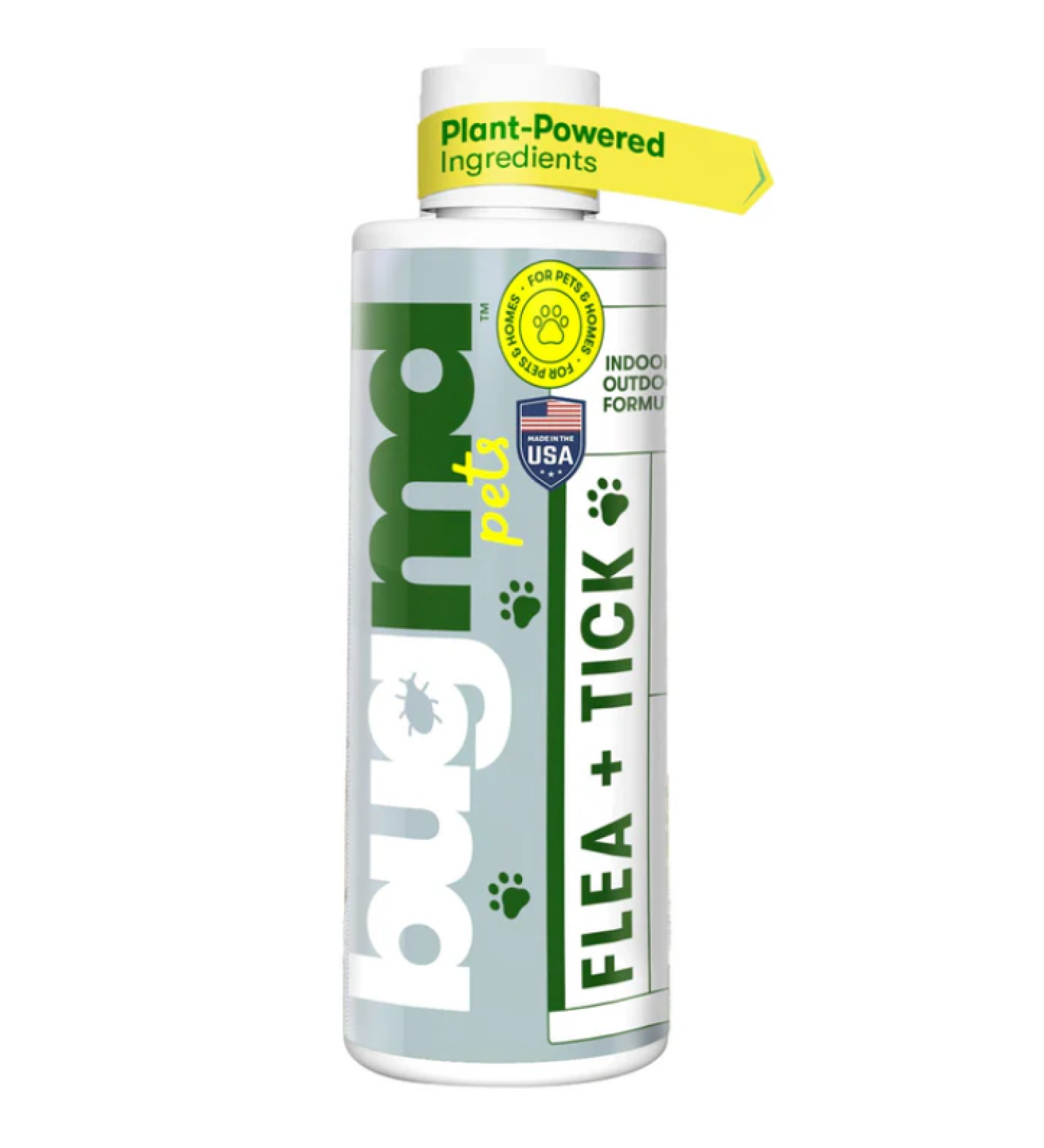 BugMD Flea and Tick Concentrate (4 oz) | Essential Oil-Based Formula for Dogs, Cats, and Furred Animals | Controls Fleas, Ticks, Mites | Spray for Pet Beds and Kennels | Pack of 1 - Buy Online on GoSupps.com