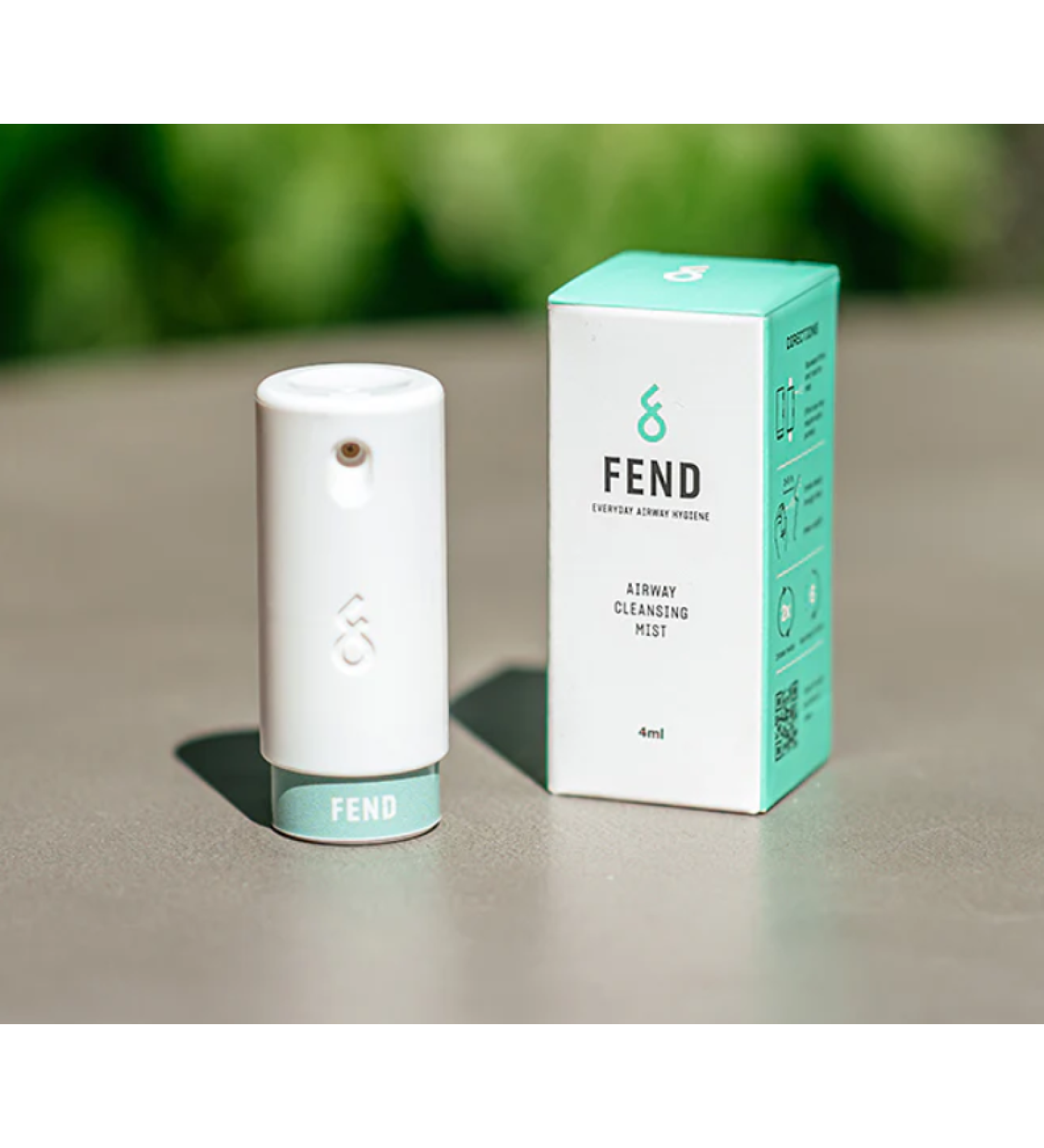 FEND Daily Airway Hydration Mist | Saline Spray for Filtered Breathing | No Drip Droplets | Relief for Nasal Congestion | Breathe Better - 1 Pack - Buy Online on GoSupps.com