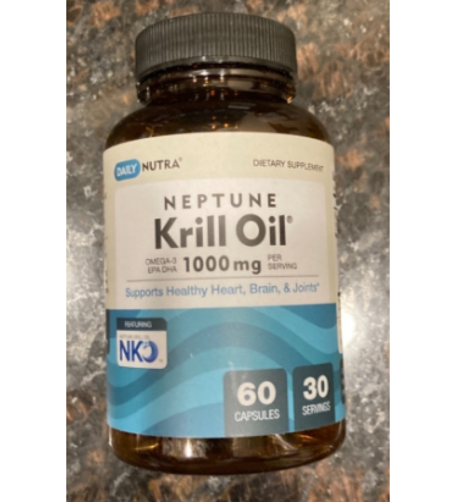 Neptune Krill Oil 1000mg by DailyNutra - High Absorption Omega-3 EPA DHA & Astaxanthin for Healthy Heart  Brain  and Joints - 30 Servings (60 Softgels) - Buy Online on GoSupps.com