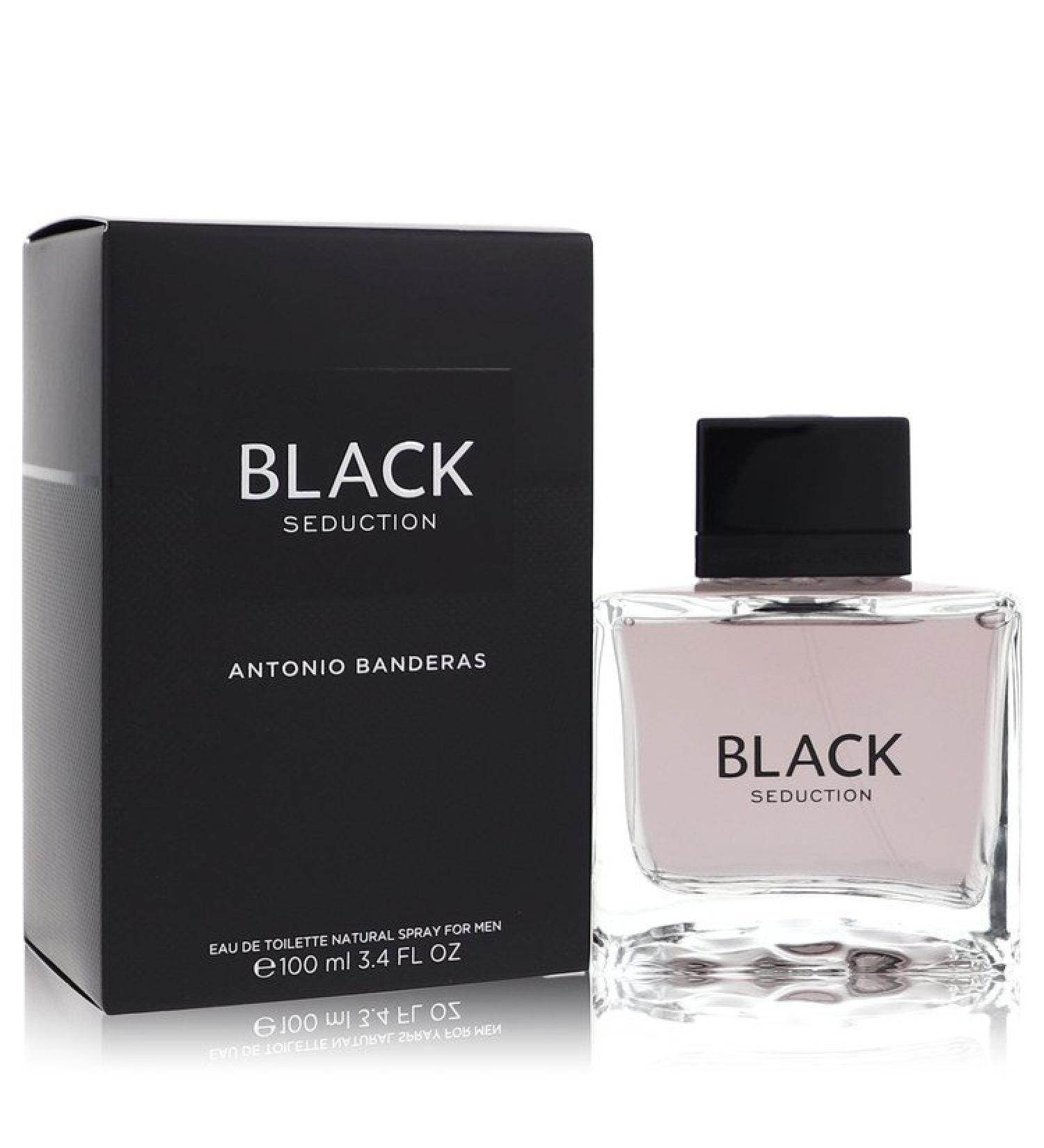 Seduction In Black by Antonio Banderas Eau De Toilette Spray 3.4 oz for Men