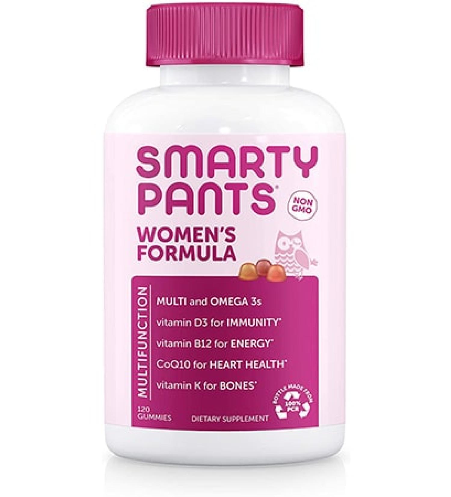 SmartyPants Women's Formula 120 Gummies | Essential Vitamins for Women - Buy Online on GoSupps.com