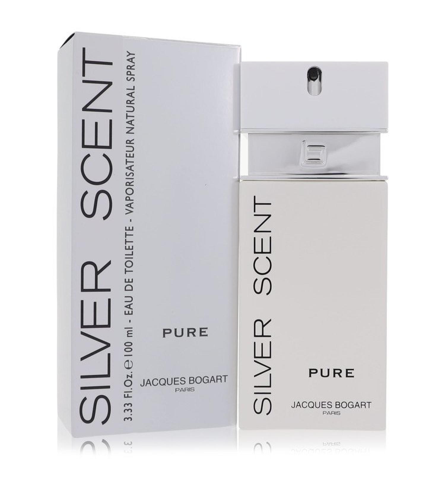 Silver Scent Pure by Jacques Bogart Eau De Toilette Spray 3.4 oz for Men