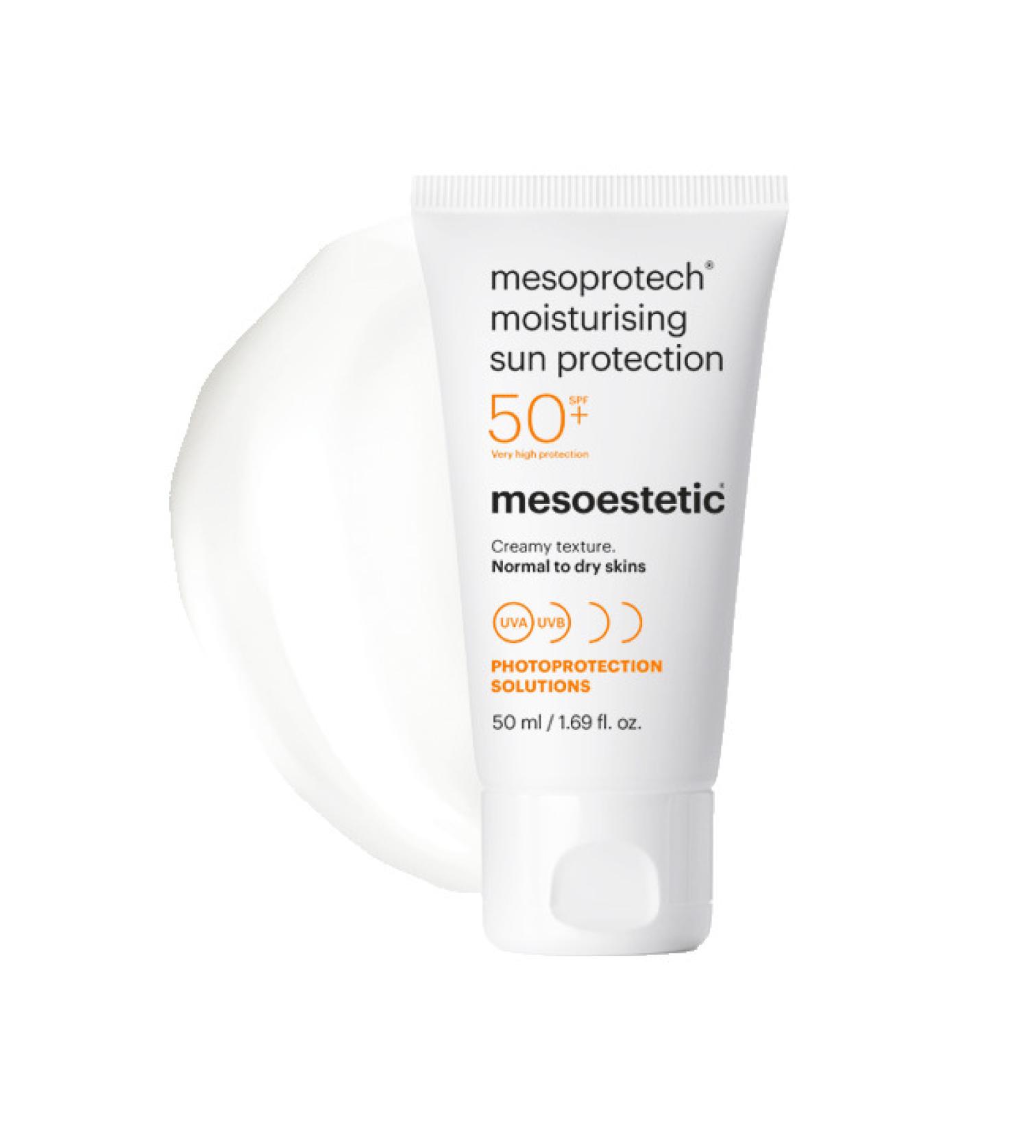 Mesoestetic SPF 50 Moisturizing Sunscreen - Ultimate Protection for Your Skin - Buy Online on GoSupps.com