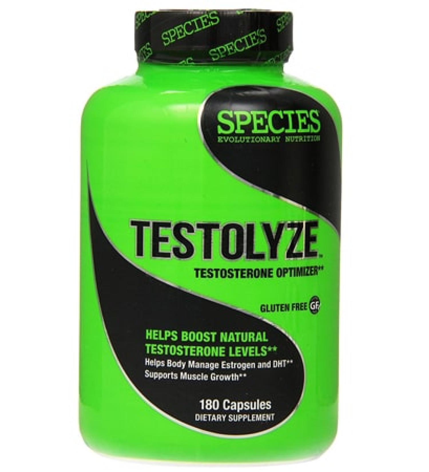 Buy Species Nutrition Testolyze â€“ 180 Capsules for Testosterone Support - Buy Online on GoSupps.com
