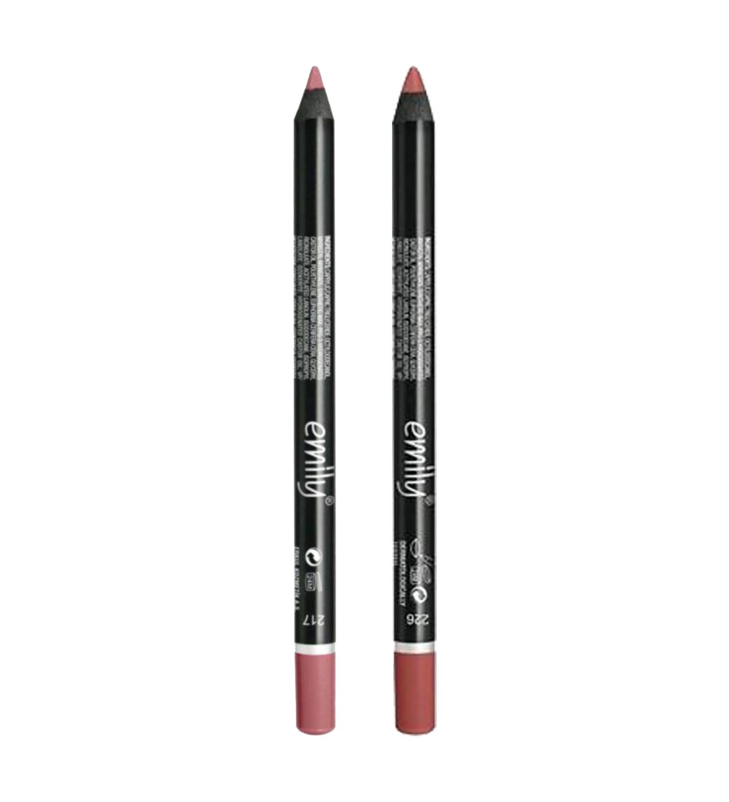 Golden Rose Emily Lip Pencil Set of 2 No: 217-226