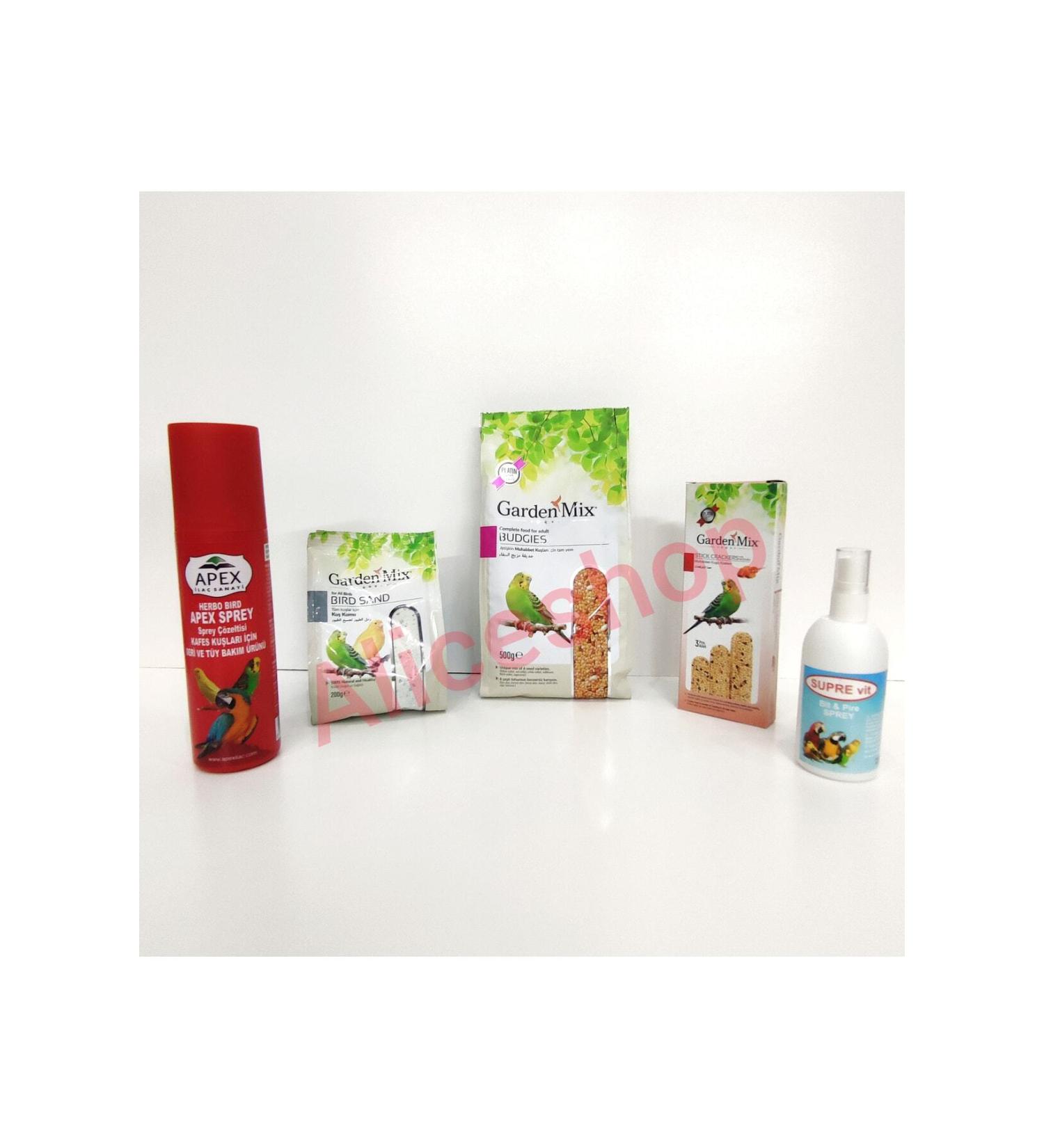 Gardenmix Food and Care Set for Budgies - Buy Online on GoSupps.com