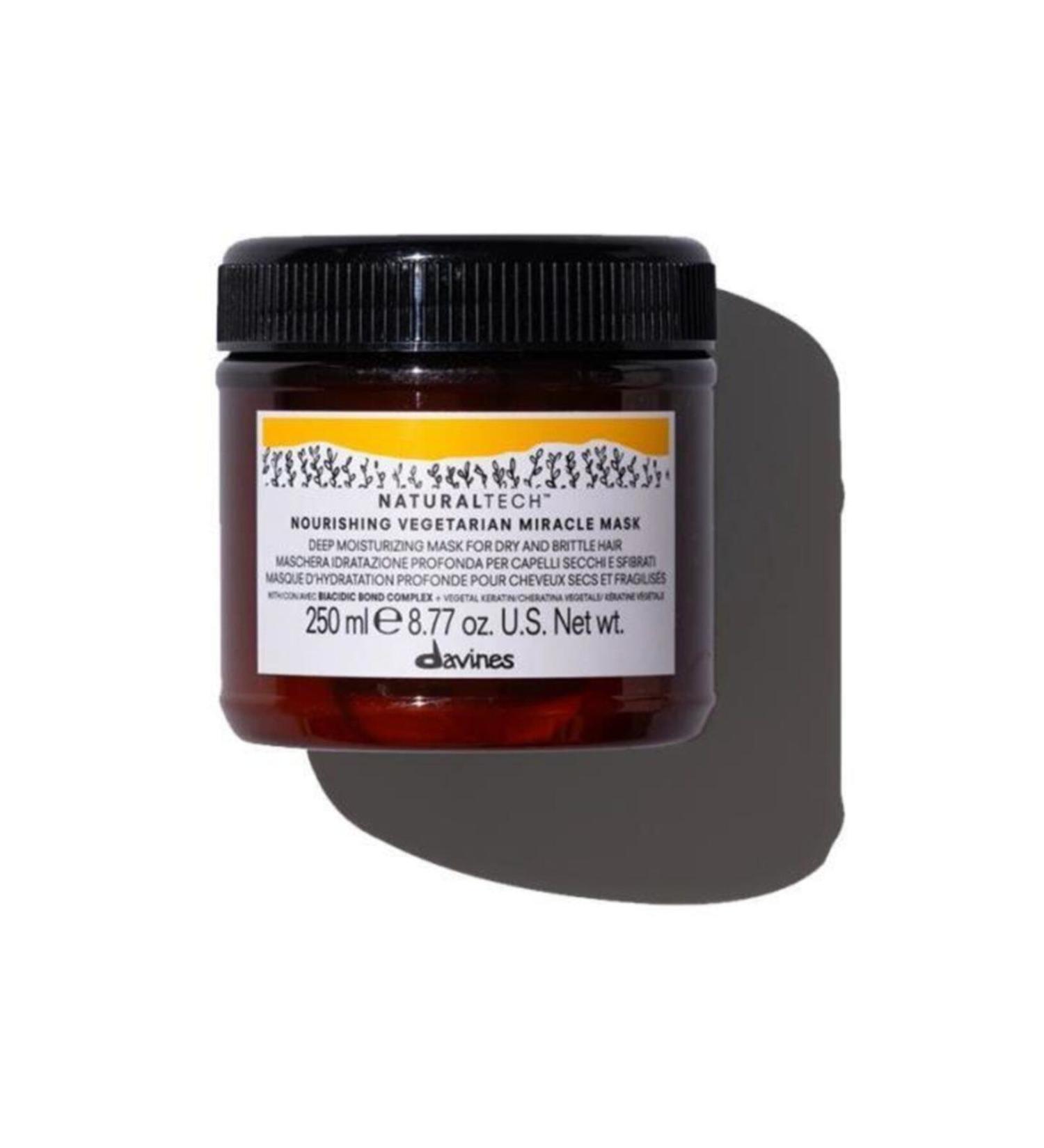 Davines Vegan Nourishing Vegetarian Miracle Damaged Dry Hair Moisturizing Mask 250 ml