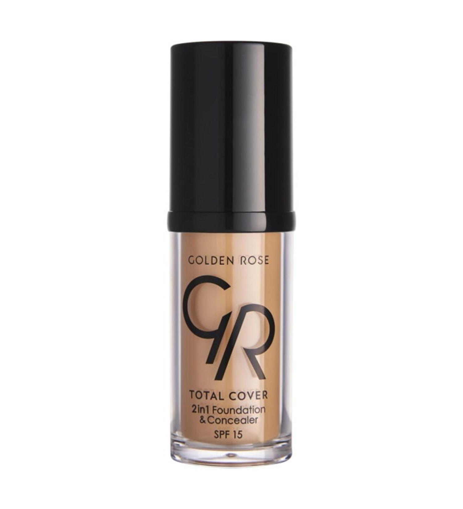 Golden Rose Total Cover 2in1 Foundation&Concealer 12