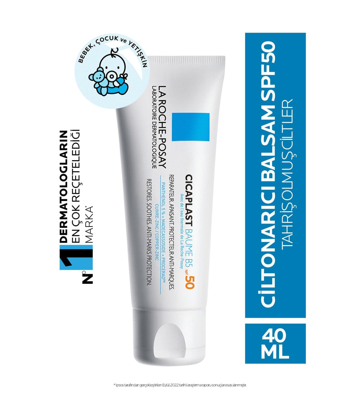 La Roche Posay Skin Refreshing and Refreshing Spf 50 Cream 40 Ml with Suitable Formula for Babies Children and Adults