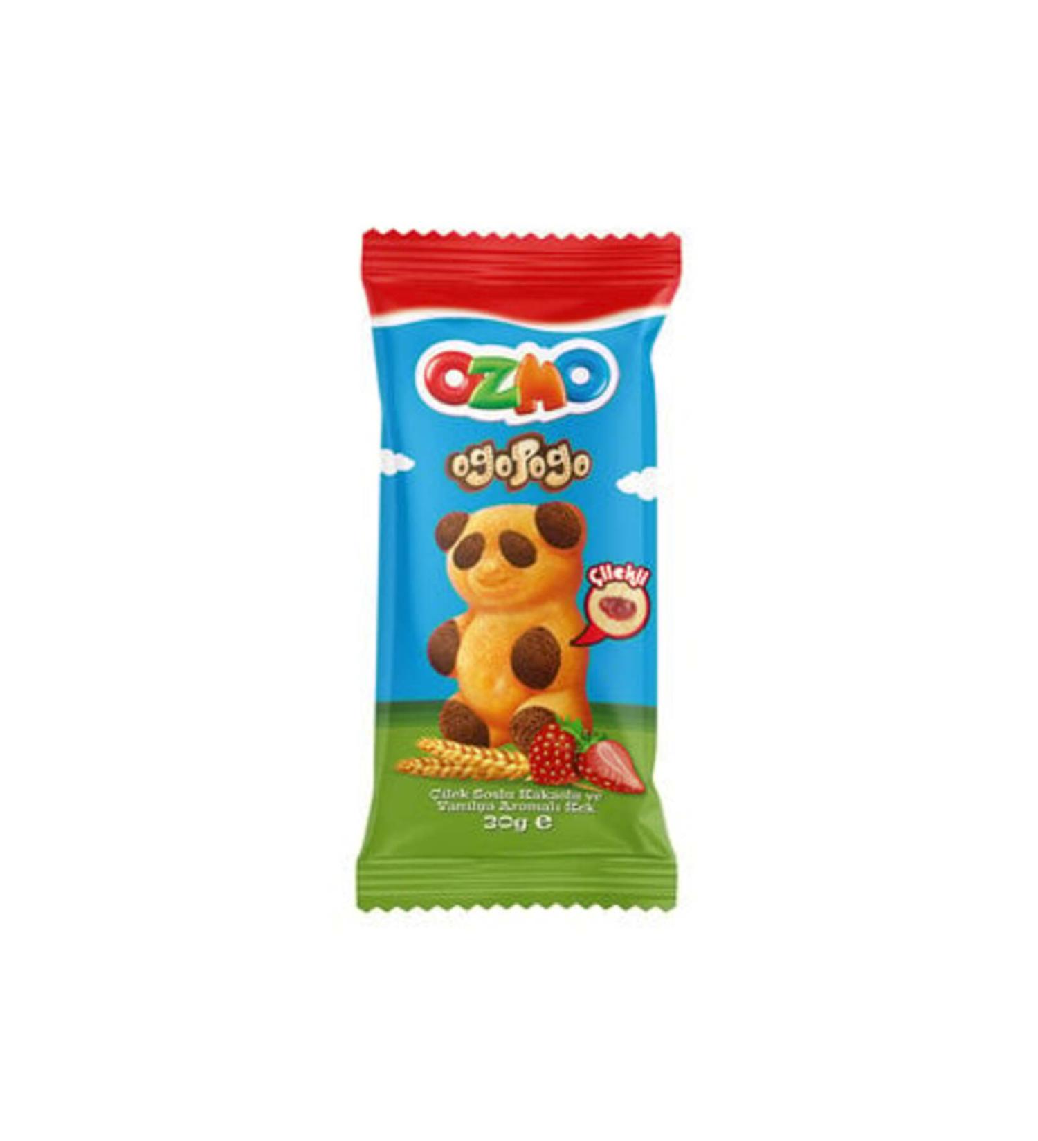 Ozmo Ogopogo Strawberry Cake 30 G (12 PIECES)