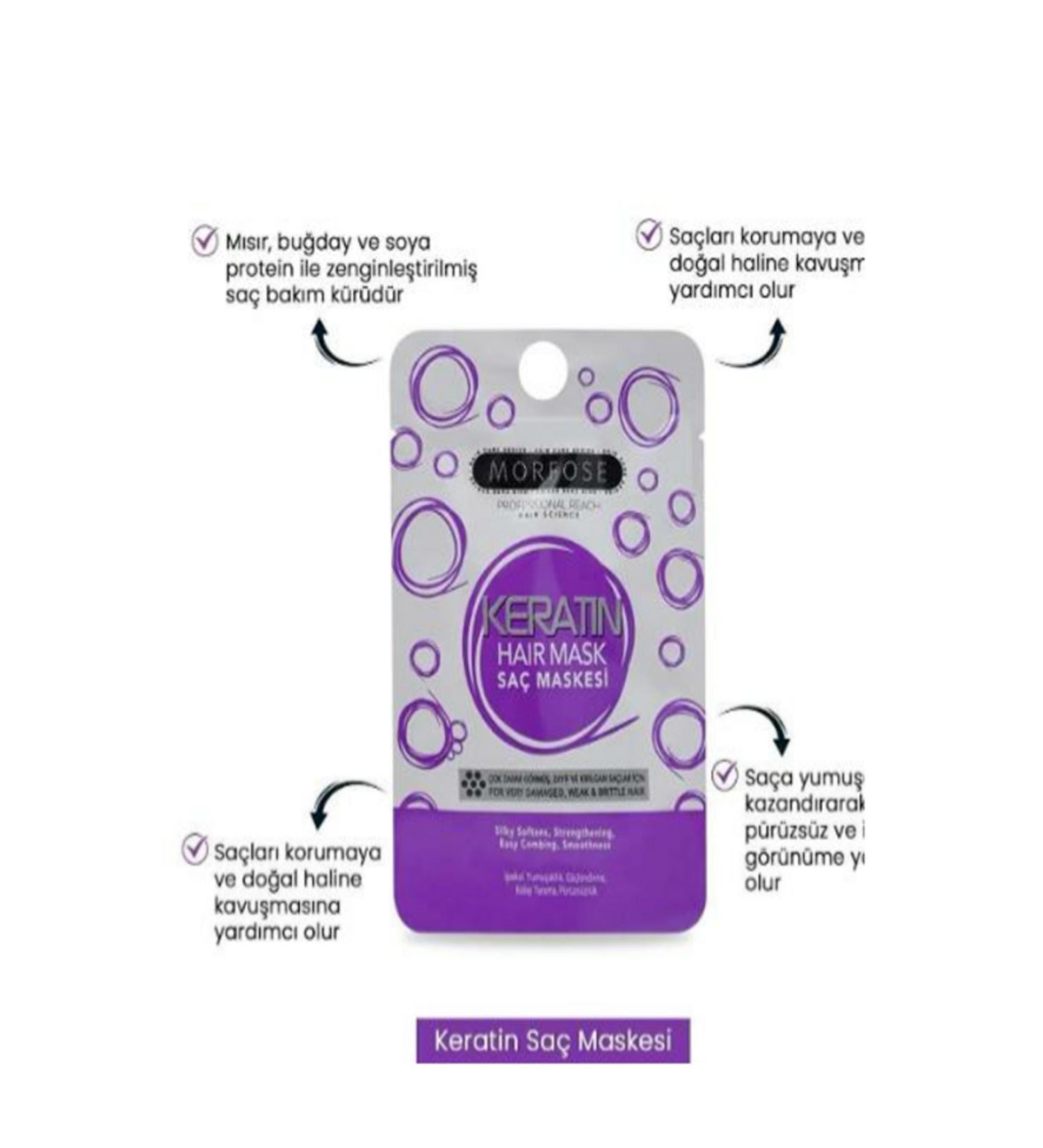 Morfose Keratin Hair Mask 25 ml - Buy Online on GoSupps.com