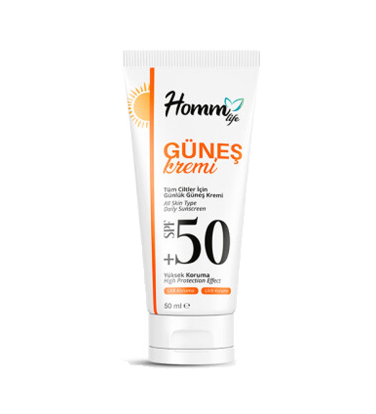 Homm Life Sun Cream 50 Spf Homm Life 50 ml