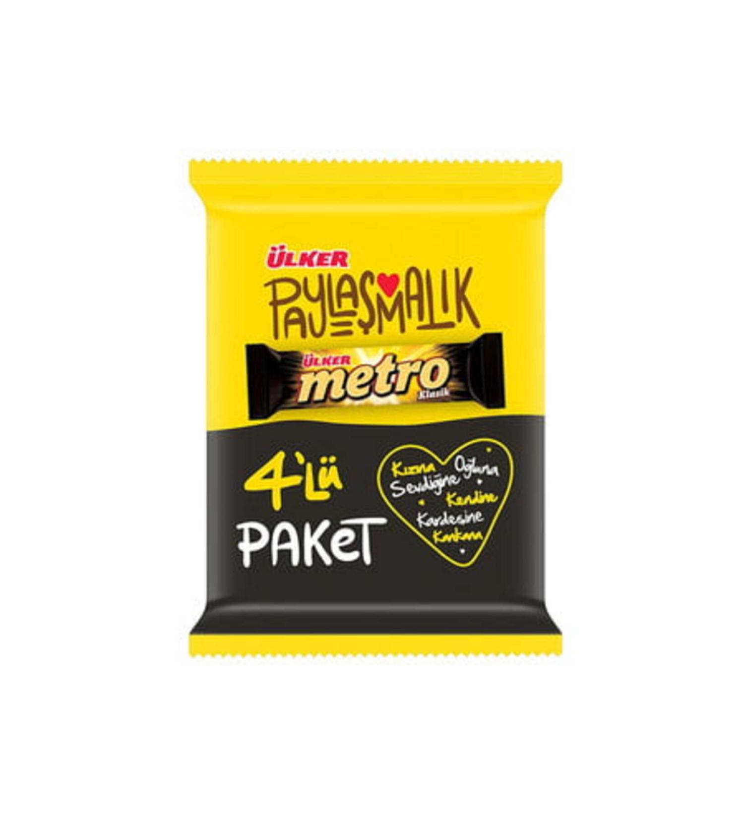 lker Metro Coated Caramel Nougat Bar 4X36 G (12 PCS)