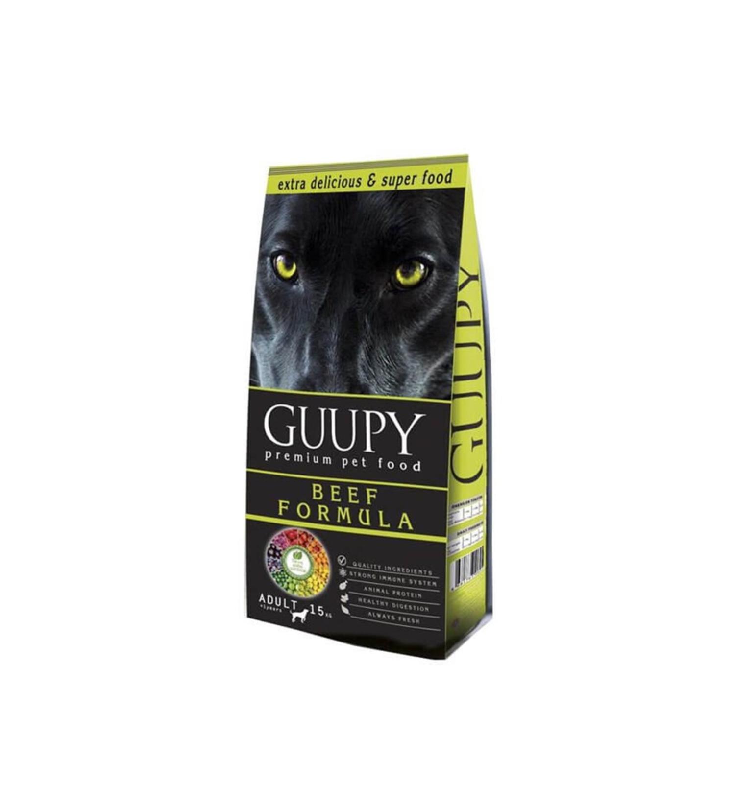 Guppies GUUPY STEAK ADULT DOG FOOD 1 KG