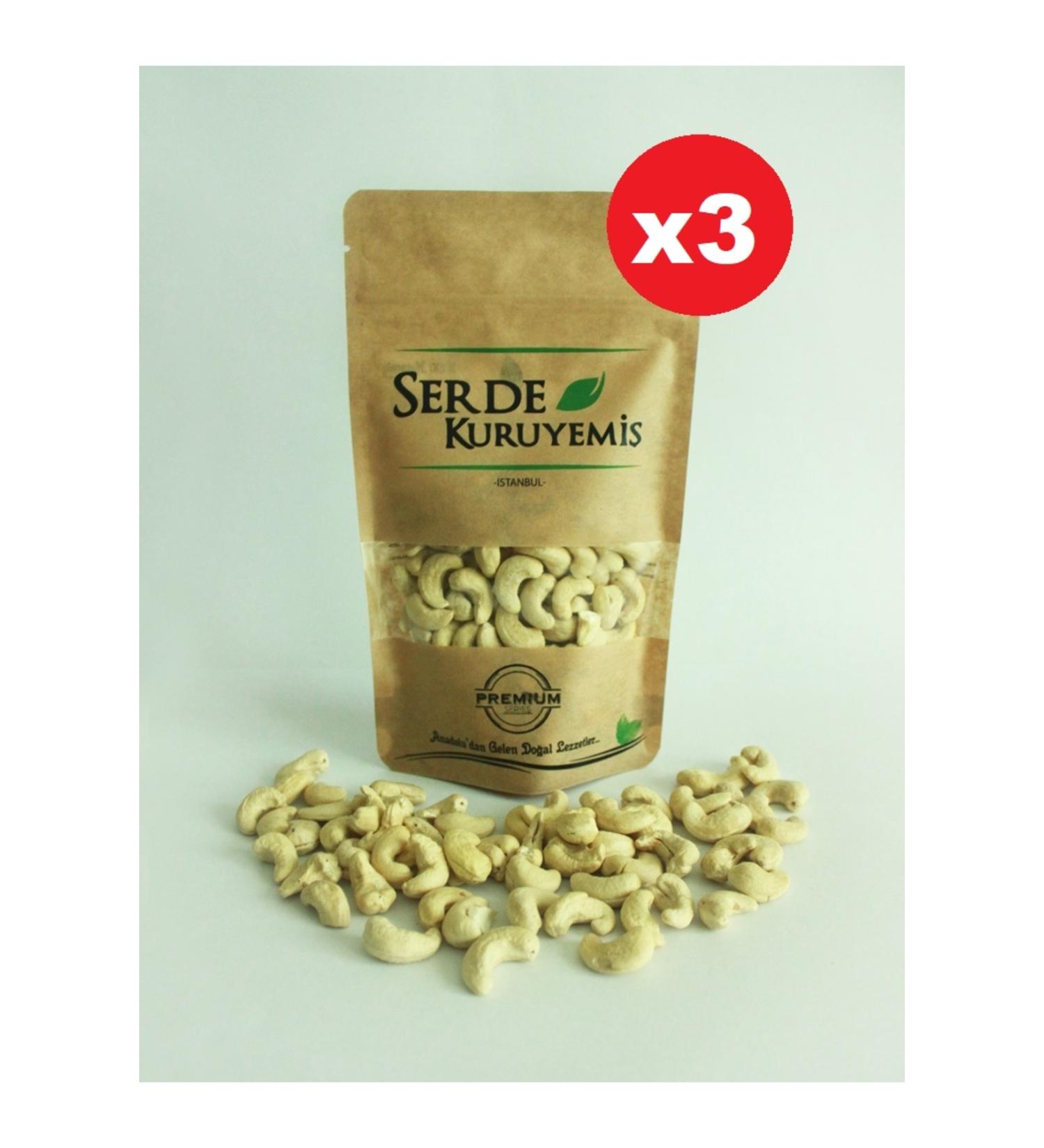 Serde Nuts Raw Cashew Nuts 3x130g