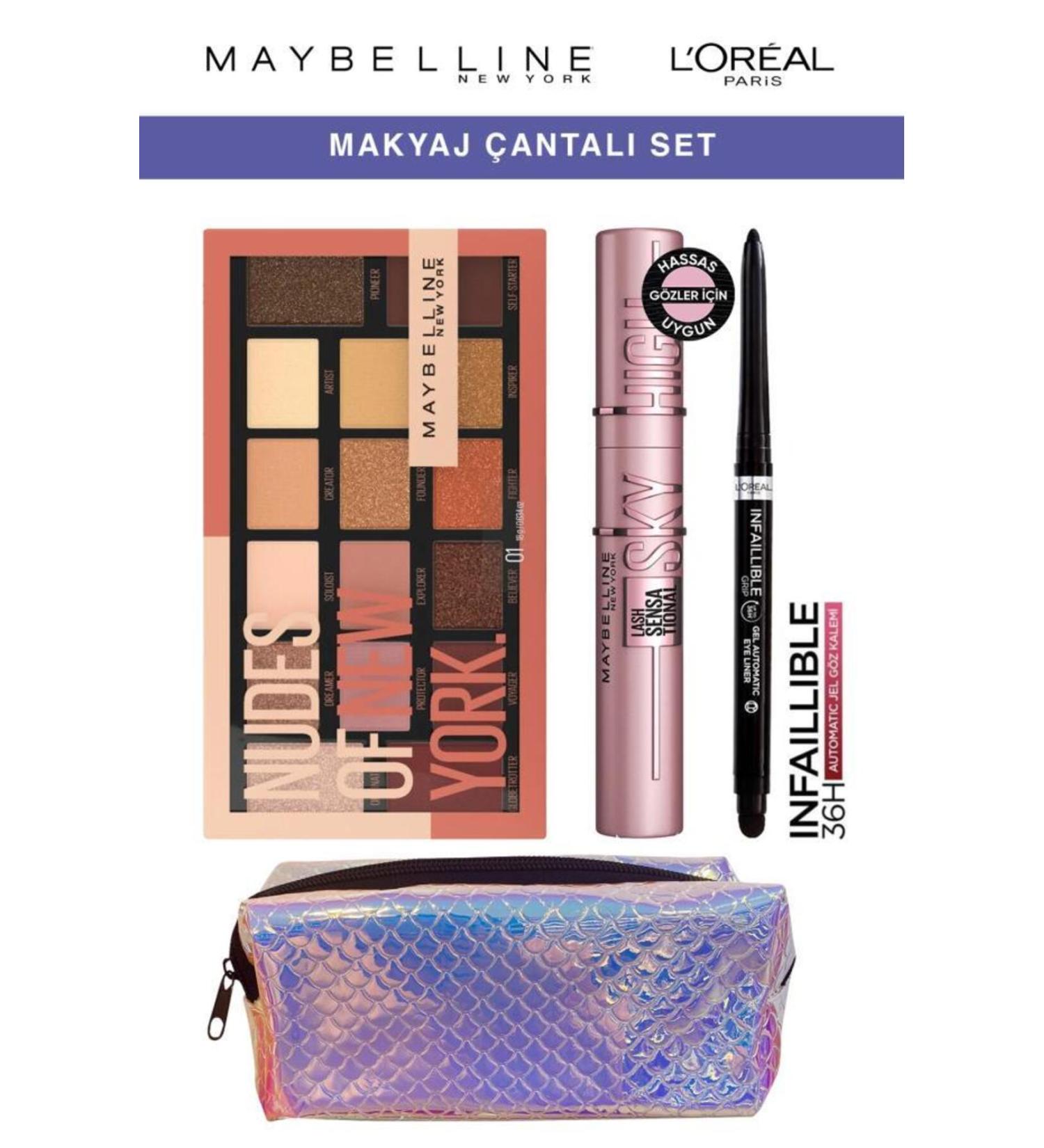 Maybelline New York Maybelline Nudes Sky High Infaillible Effective Looks Eye Makeup Set - Buy Online on GoSupps.com