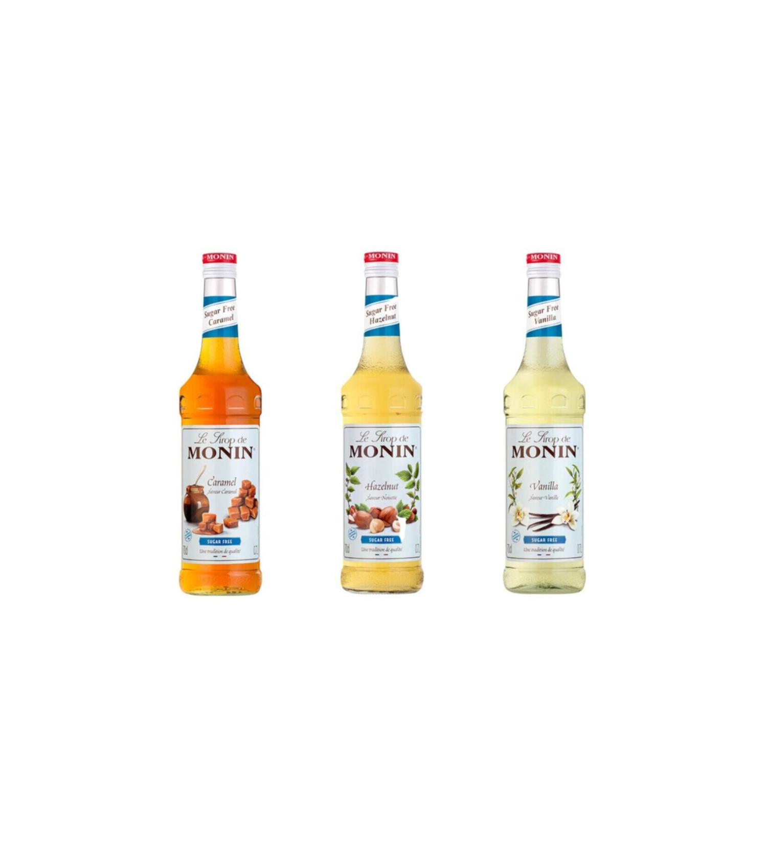 Monin Sugar Free Syrup Set (3x700ml)