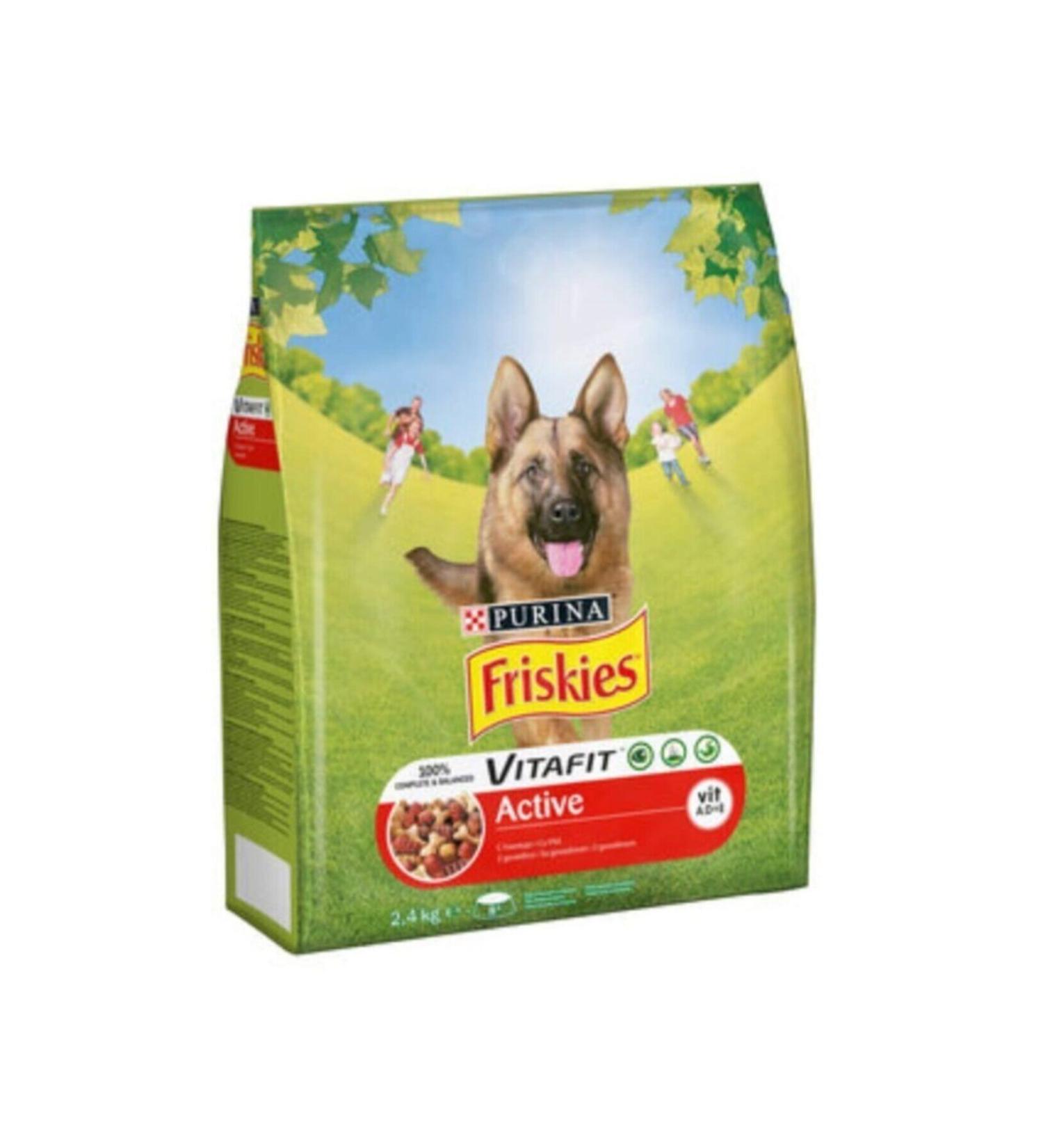 Friskies Meaty Active Dog Food 2.4 kg
