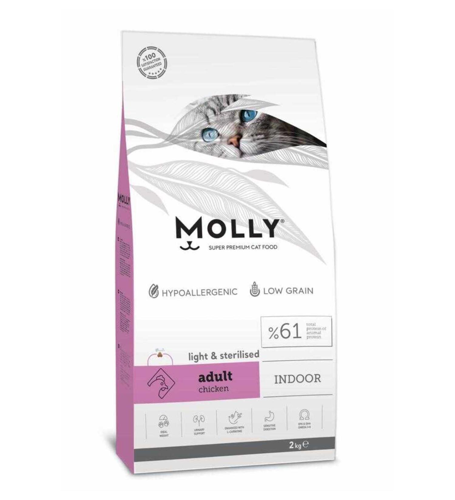 Molly STERILE CHICKEN CAT FOOD 2 KG