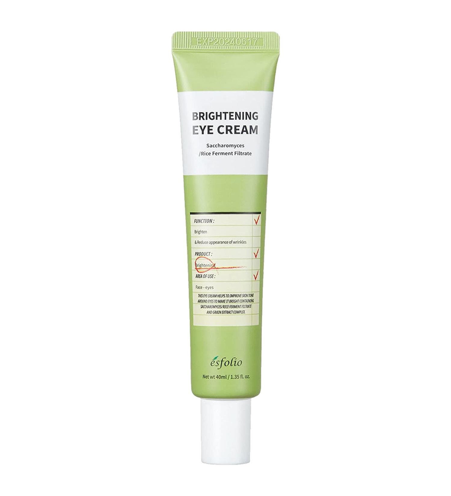 Esfolio Rice Brightening Eye Cream 40ml - Buy Online on GoSupps.com