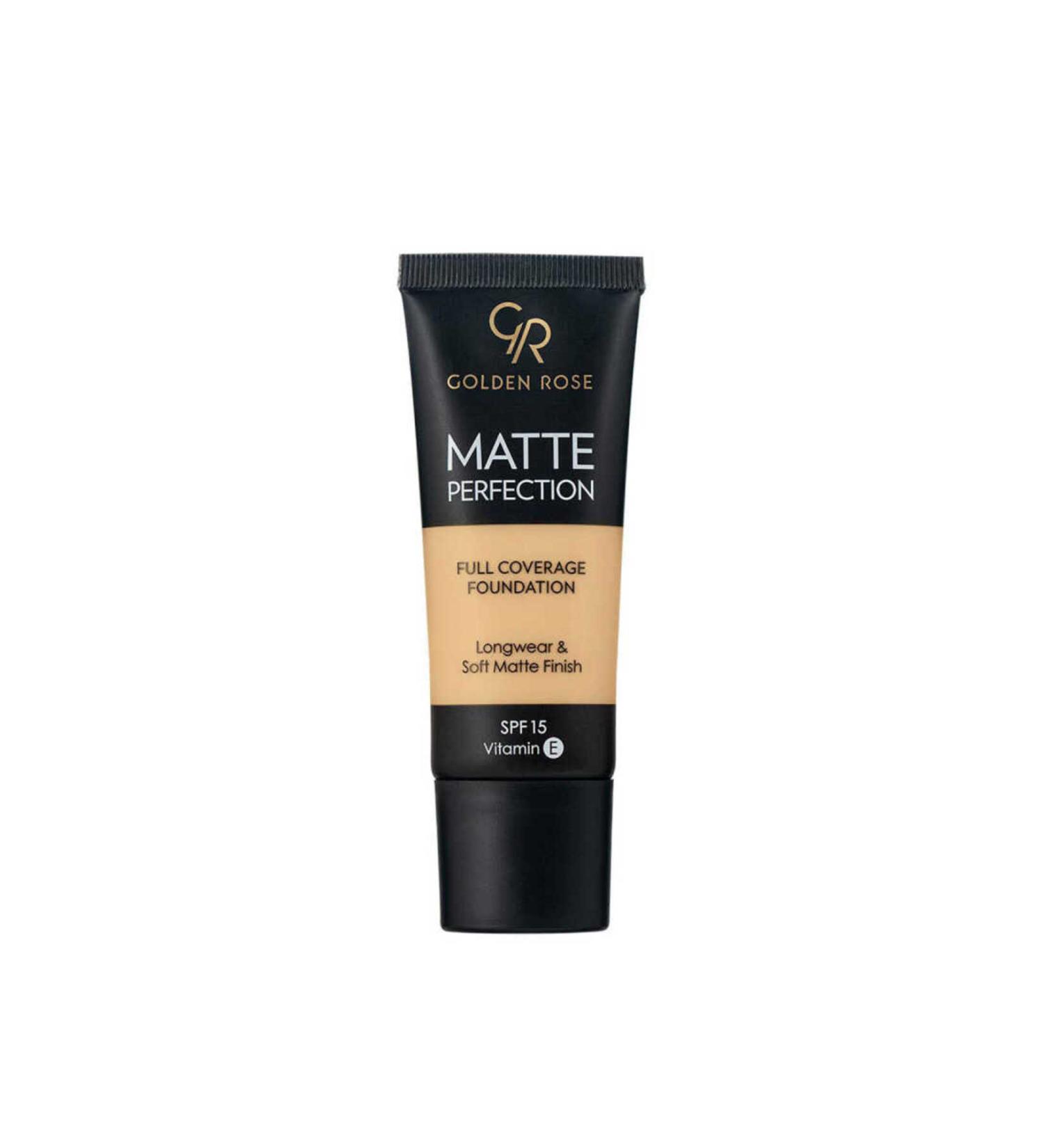Golden Rose Matte Perfection Full Coverage Foundation W4