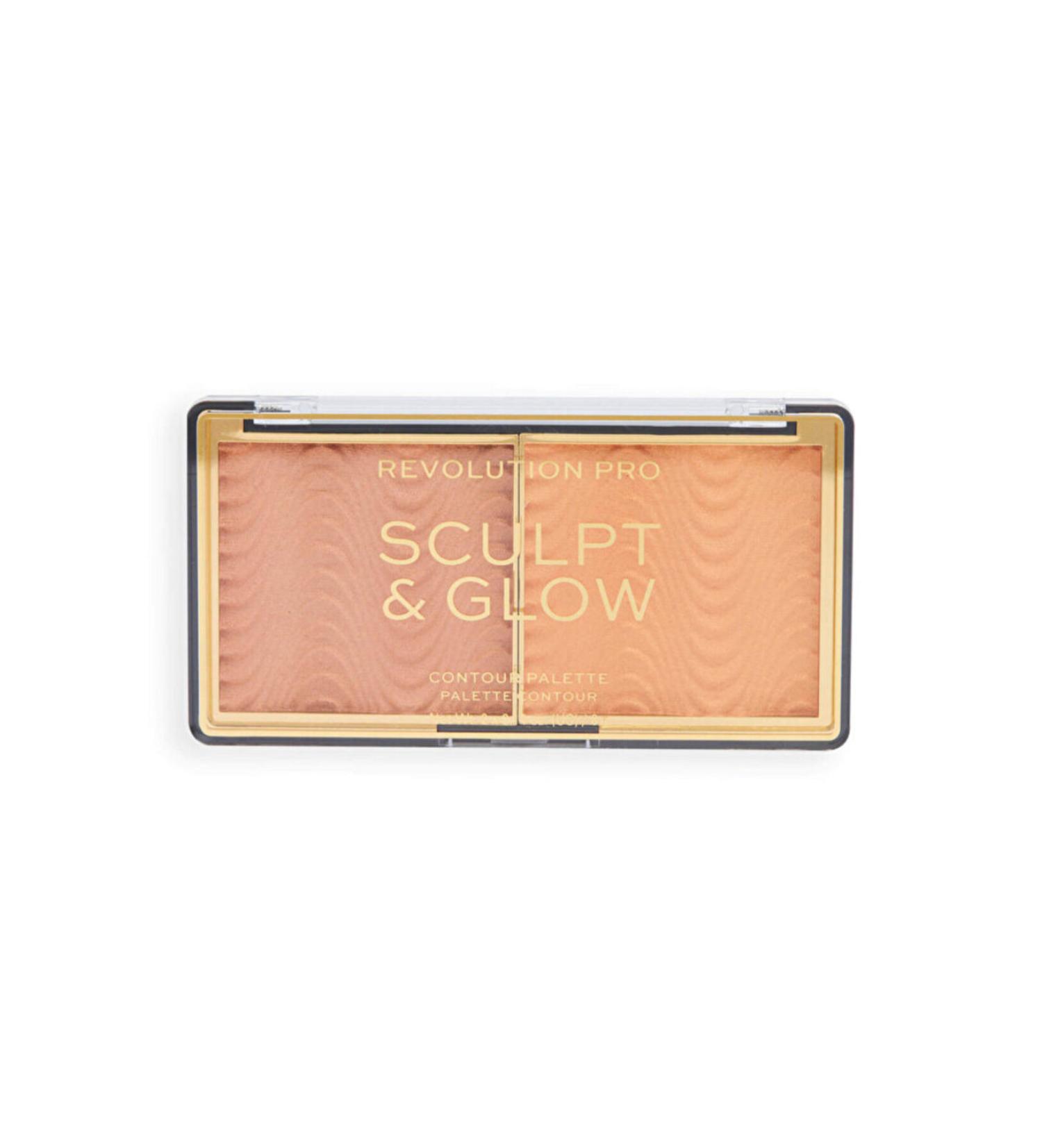 Revolution Pro Highlighter Sculpt & Glow Palette Medium Deep - Buy Online on GoSupps.com