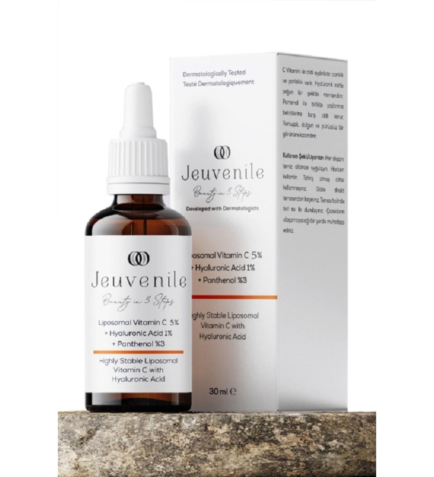 Jeuvenile Liposomal Vitamin C 5% Serum - Brightening and Revitalizing (Vitamin C Hyaluronic Acid Panthenol)