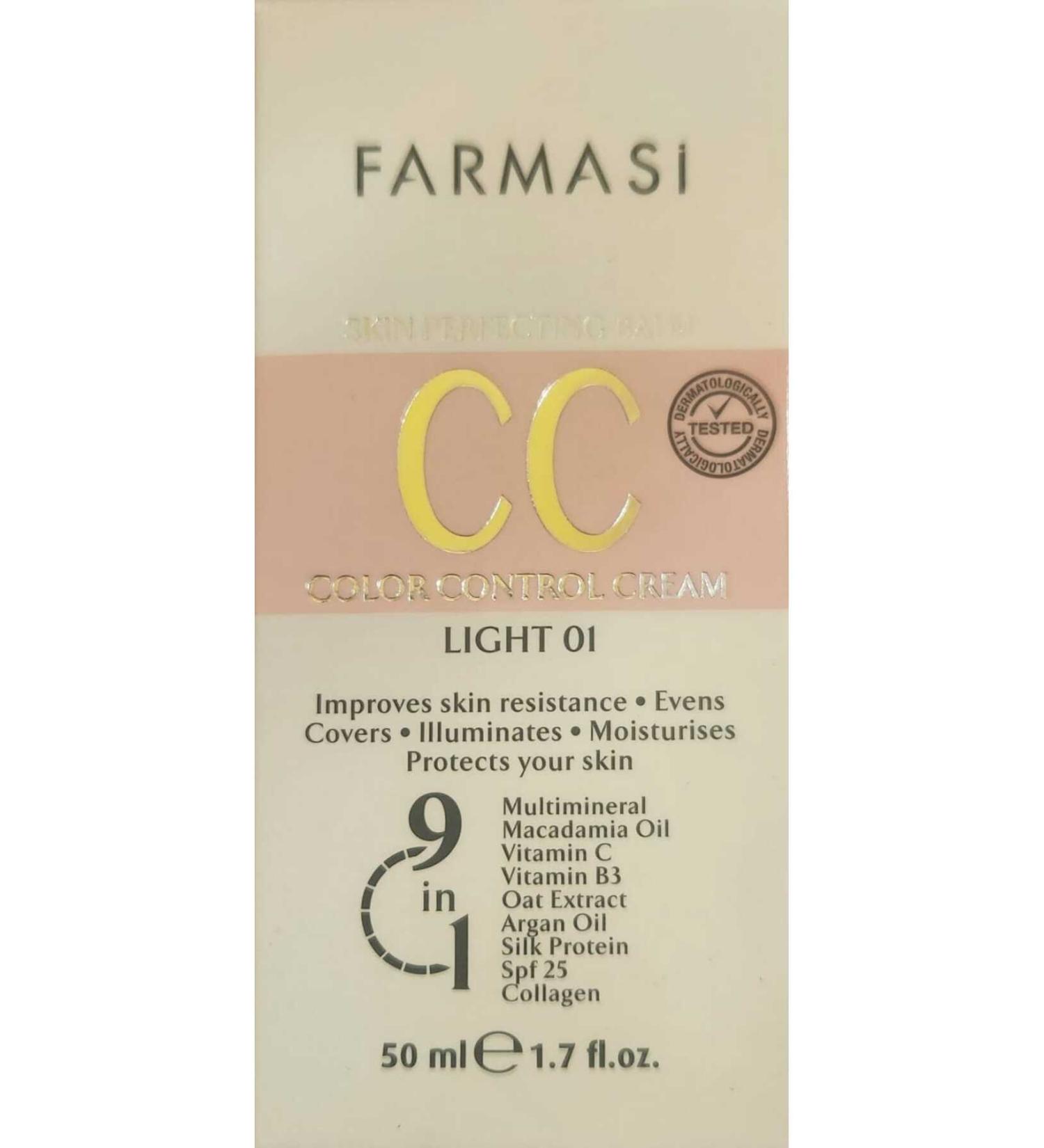 Farmasi CC CREAM 01 LIGHT 50 GR - Buy Online on GoSupps.com