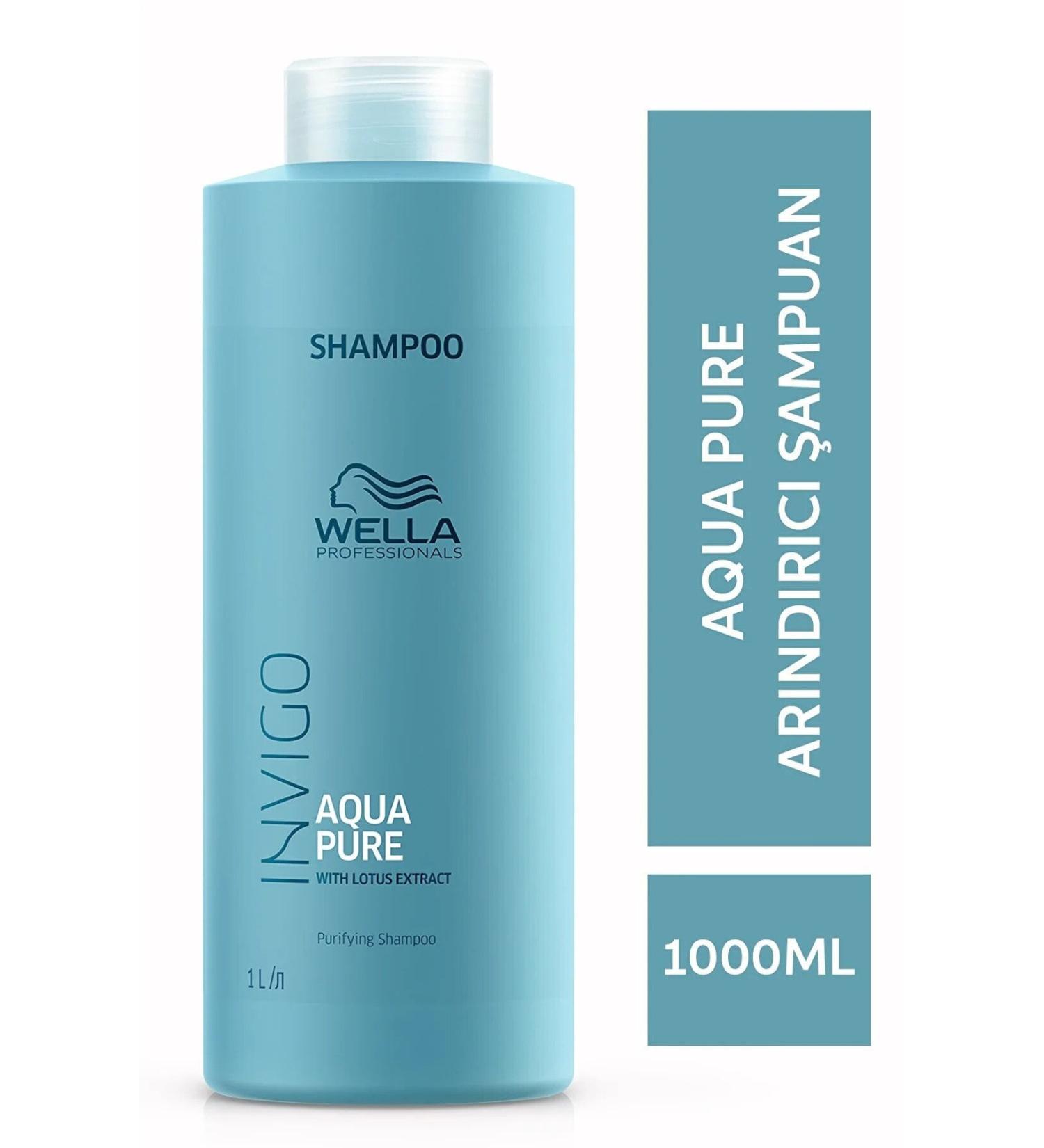 wella professionals invigo aqua pure purifying shampoo 1000 ml