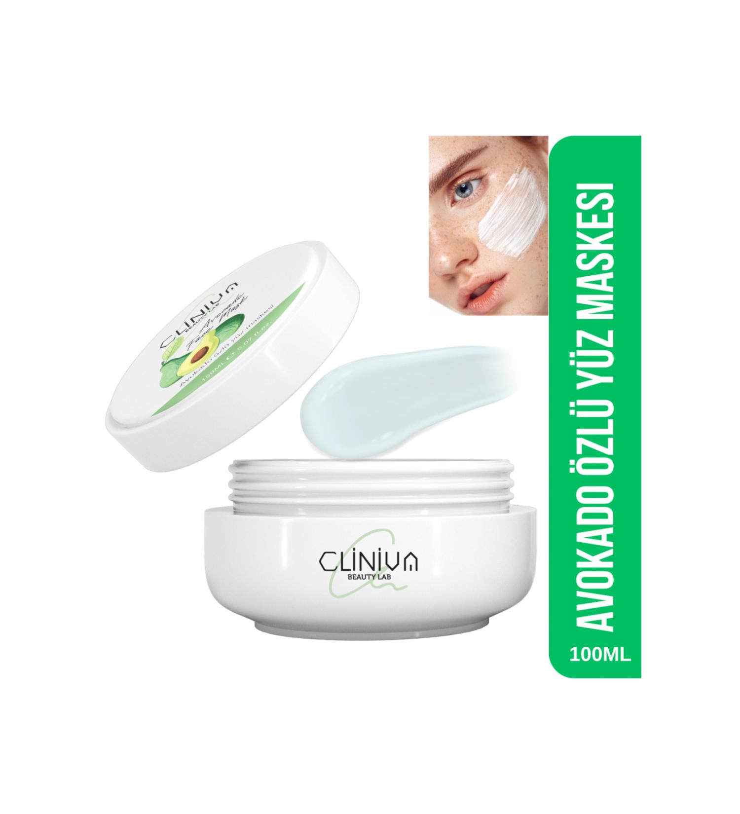 cliniva Blackhead Acne Pore Tightening Avocado Essence Face Mask 150ml - Buy Online on GoSupps.com