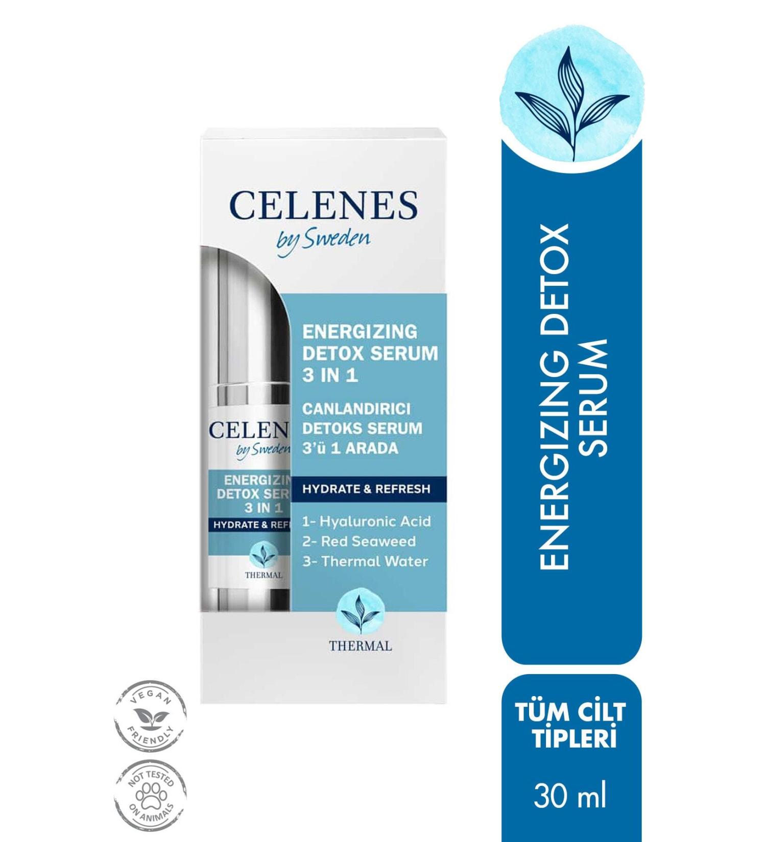 Celenes by Sweden Thermal 3 In 1 revitalizing Detox Serum 30 Ml - Buy Online on GoSupps.com
