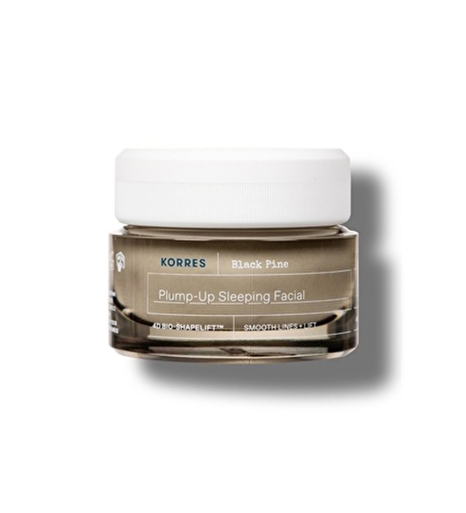 Korres Black Pine 4d Bioshapelift Plump-up Sleeping Facial Shooting46