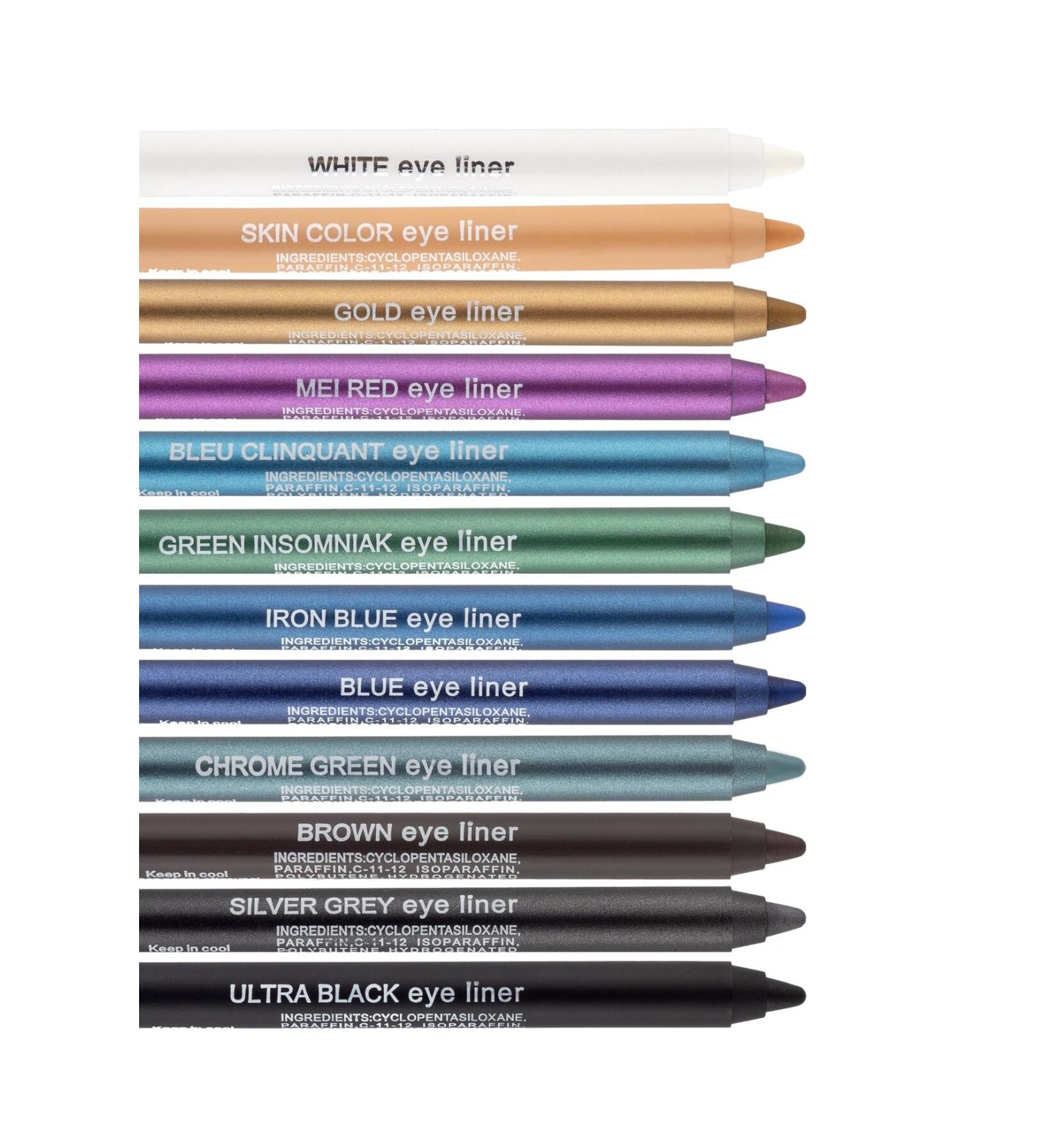 Birse 12 Color Neon Oil Eyeliner Pencil - Buy Online on GoSupps.com