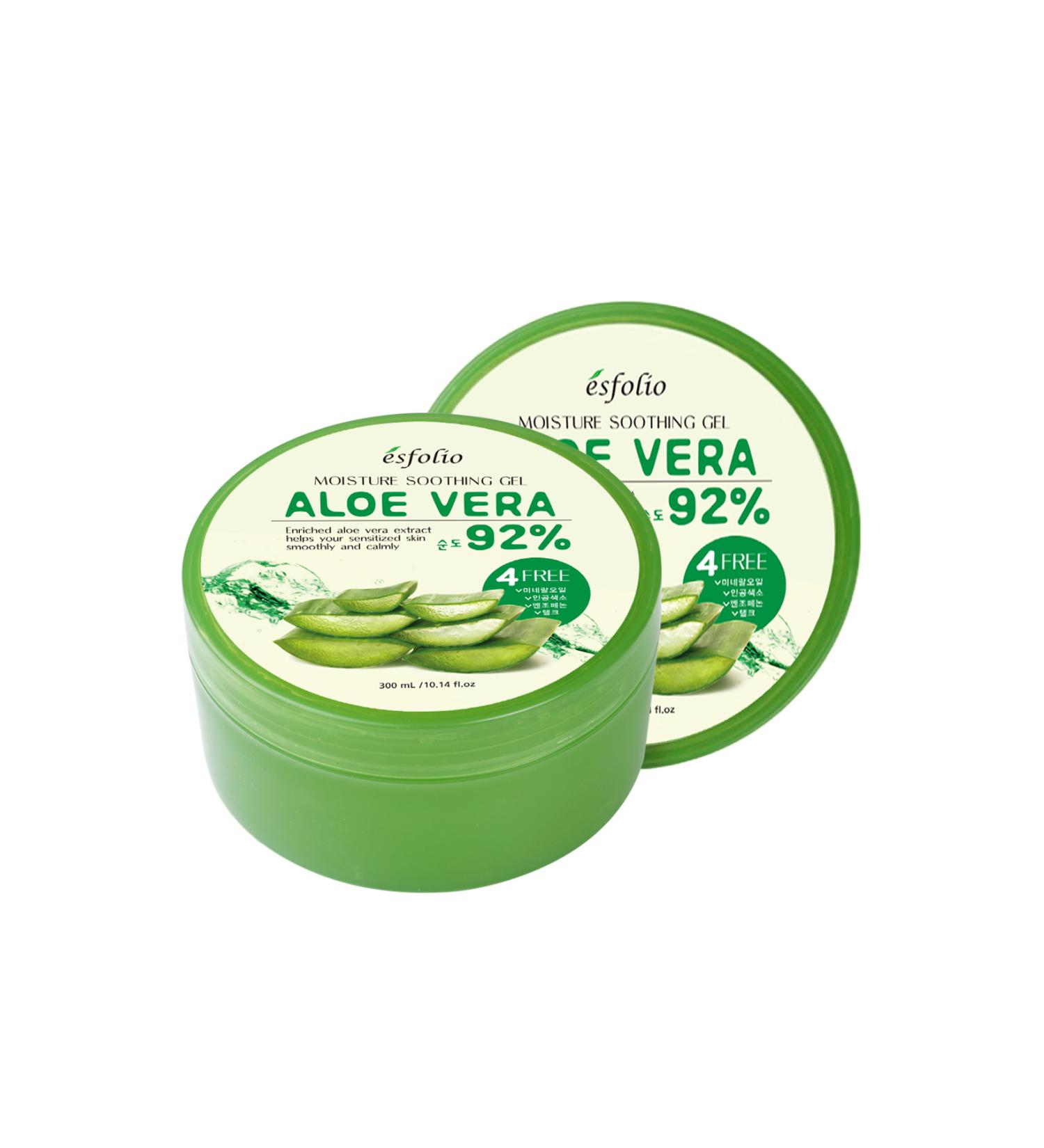 Esfolio Pure Aloe Vera Gel Esfolio moisture soothing gel aloe vera 300 ml - Buy Online on GoSupps.com
